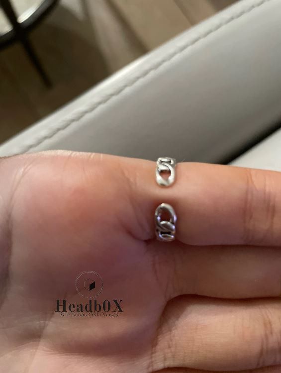 Vintage Korean Chain Ring Size ONE SIZE - 3 Thumbnail