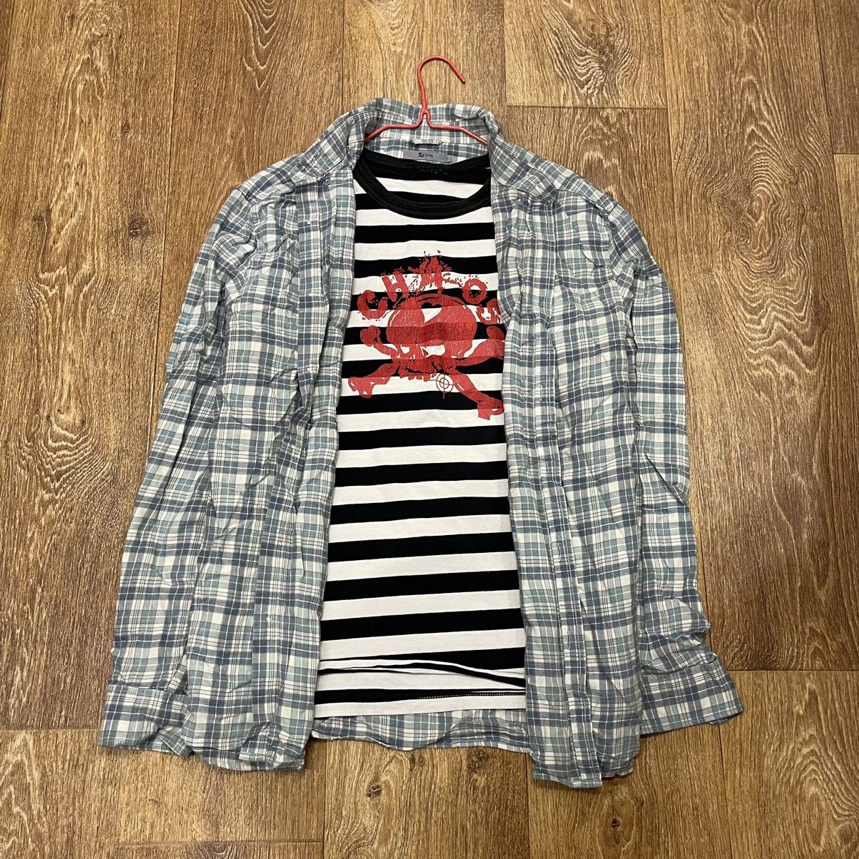 Flannel Vintage Flannel Checkered Shirt Travis Style Size US L / EU 52-54 / 3 - 1 Thumbnail