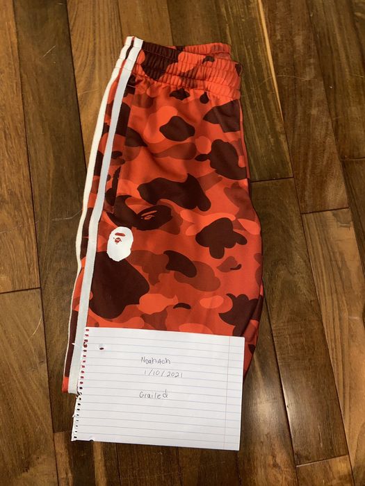 Adidas Bape Adicolor Track Pants | Grailed