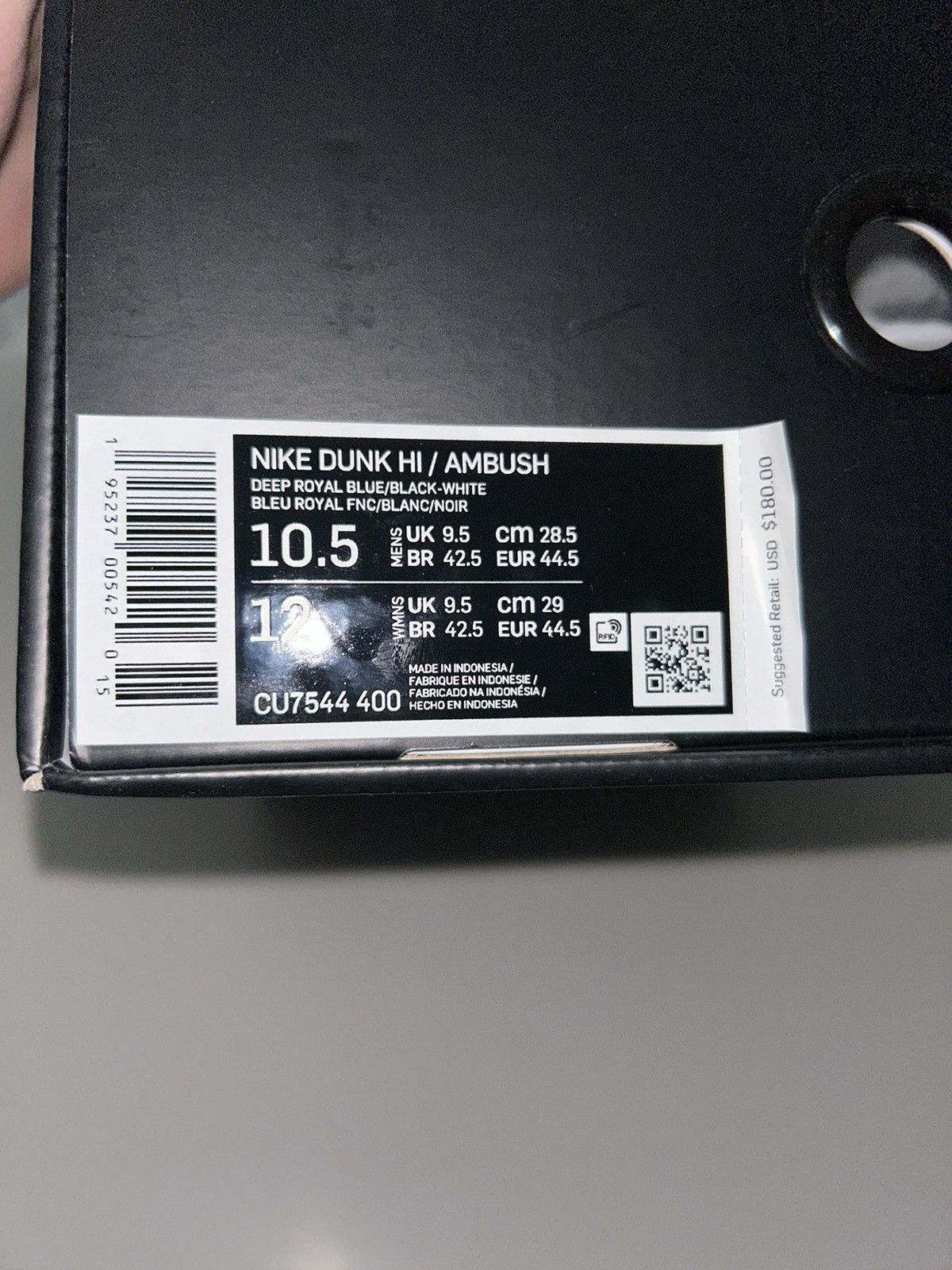 Nike Dunk High x Ambush Deep Royal Blue - Main Image