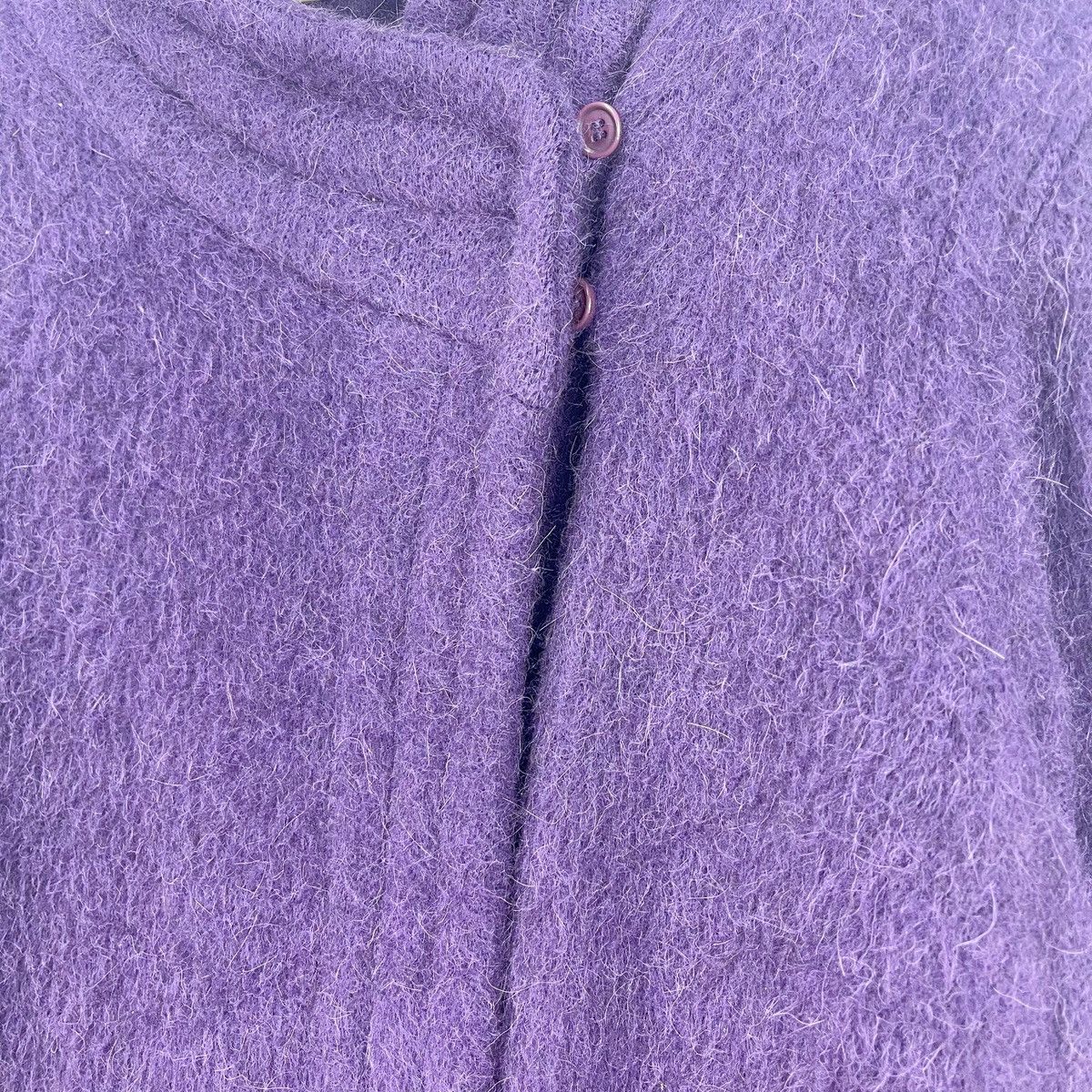 Issey Miyake 80’s Alpaca Mohair Colourblock Coat Size US M / EU 48-50 / 2 - 9 Thumbnail