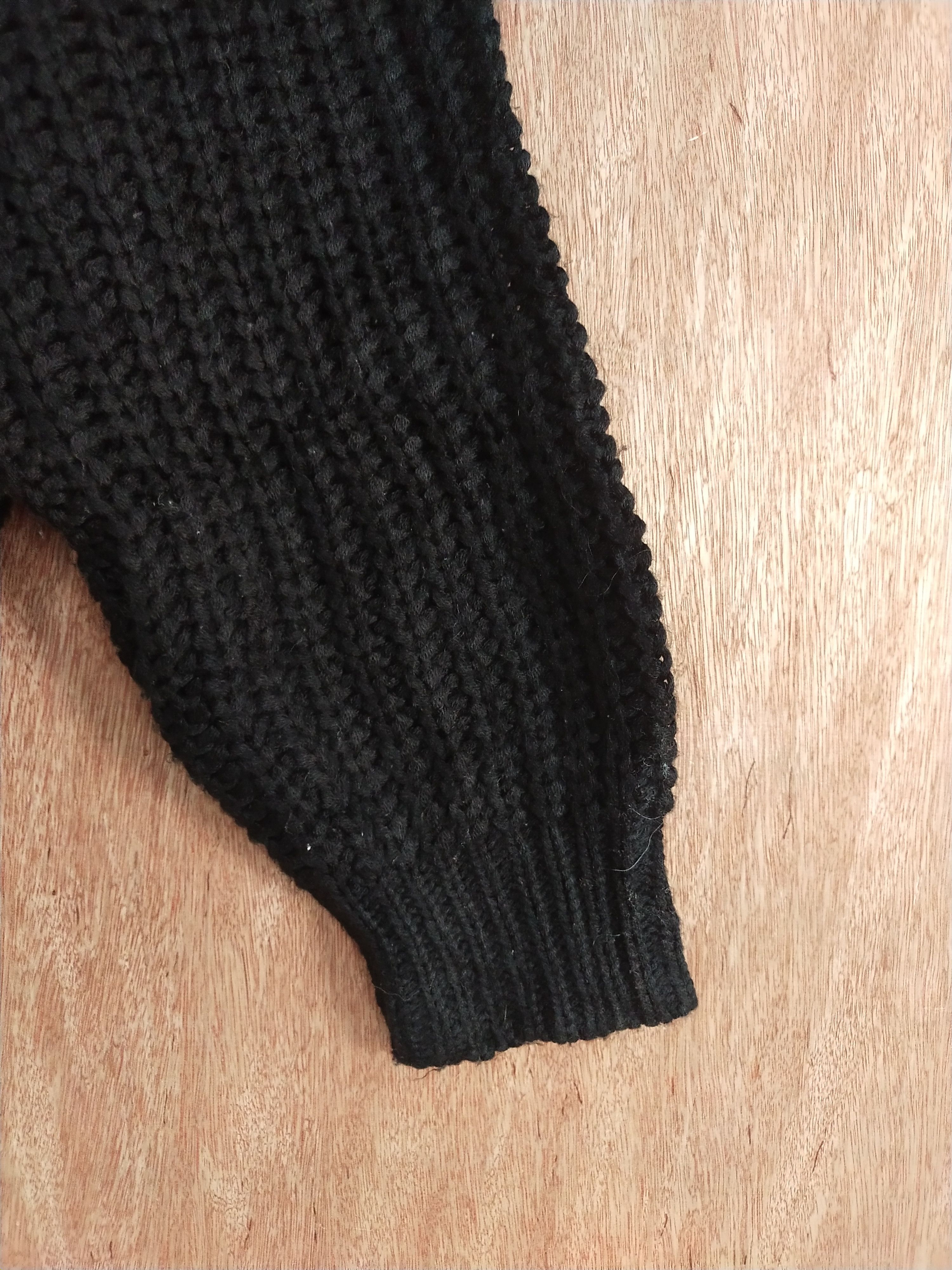 Aran Isles Knitwear Double Focus black aran isle knitwear japan #S049 Size US L / EU 52-54 / 3 - 8 Thumbnail