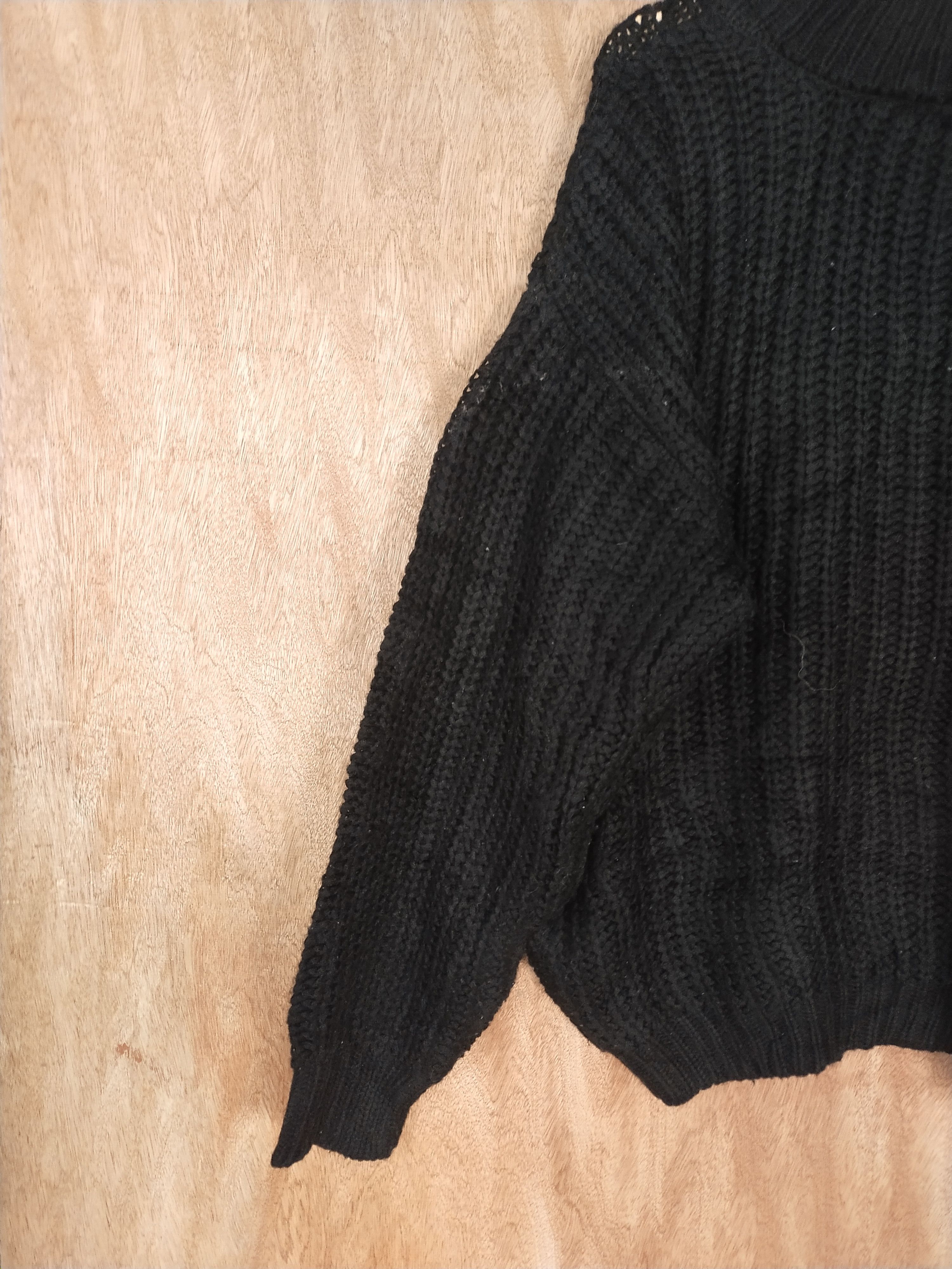 Aran Isles Knitwear Double Focus black aran isle knitwear japan #S049 Size US L / EU 52-54 / 3 - 10 Thumbnail
