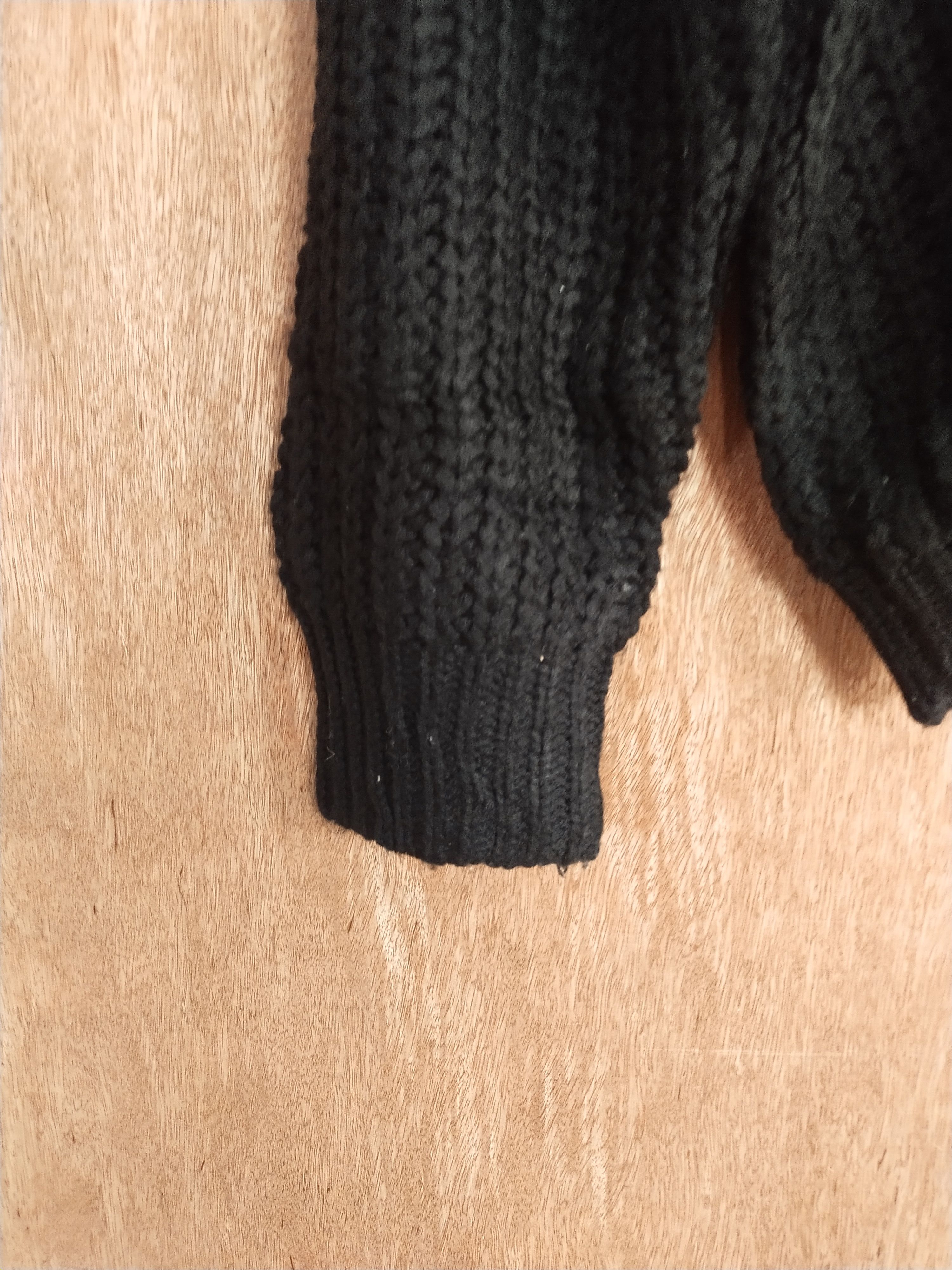 Aran Isles Knitwear Double Focus black aran isle knitwear japan #S049 Size US L / EU 52-54 / 3 - 6 Thumbnail