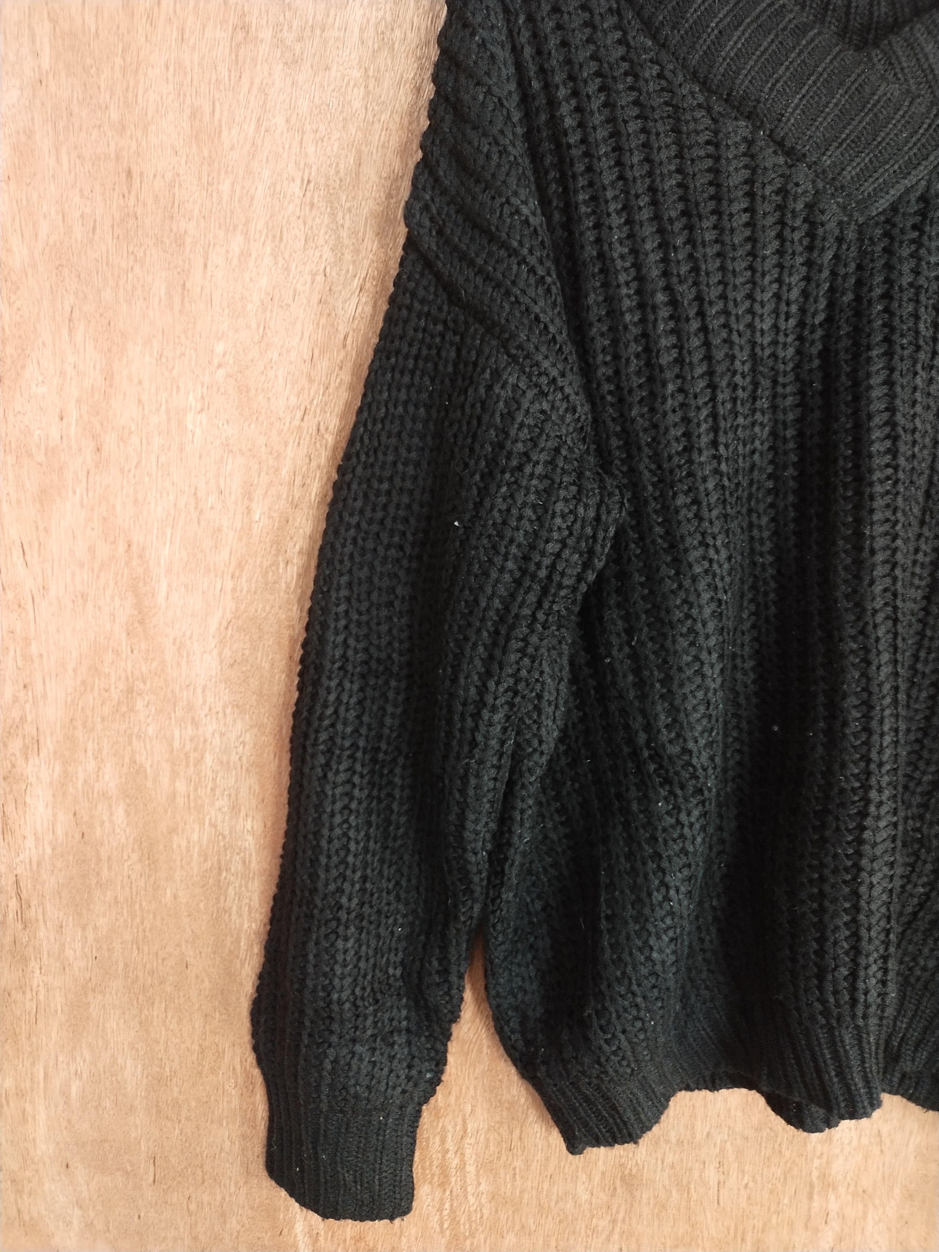 Aran Isles Knitwear Double Focus black aran isle knitwear japan #S049 Size US L / EU 52-54 / 3 - 5 Thumbnail