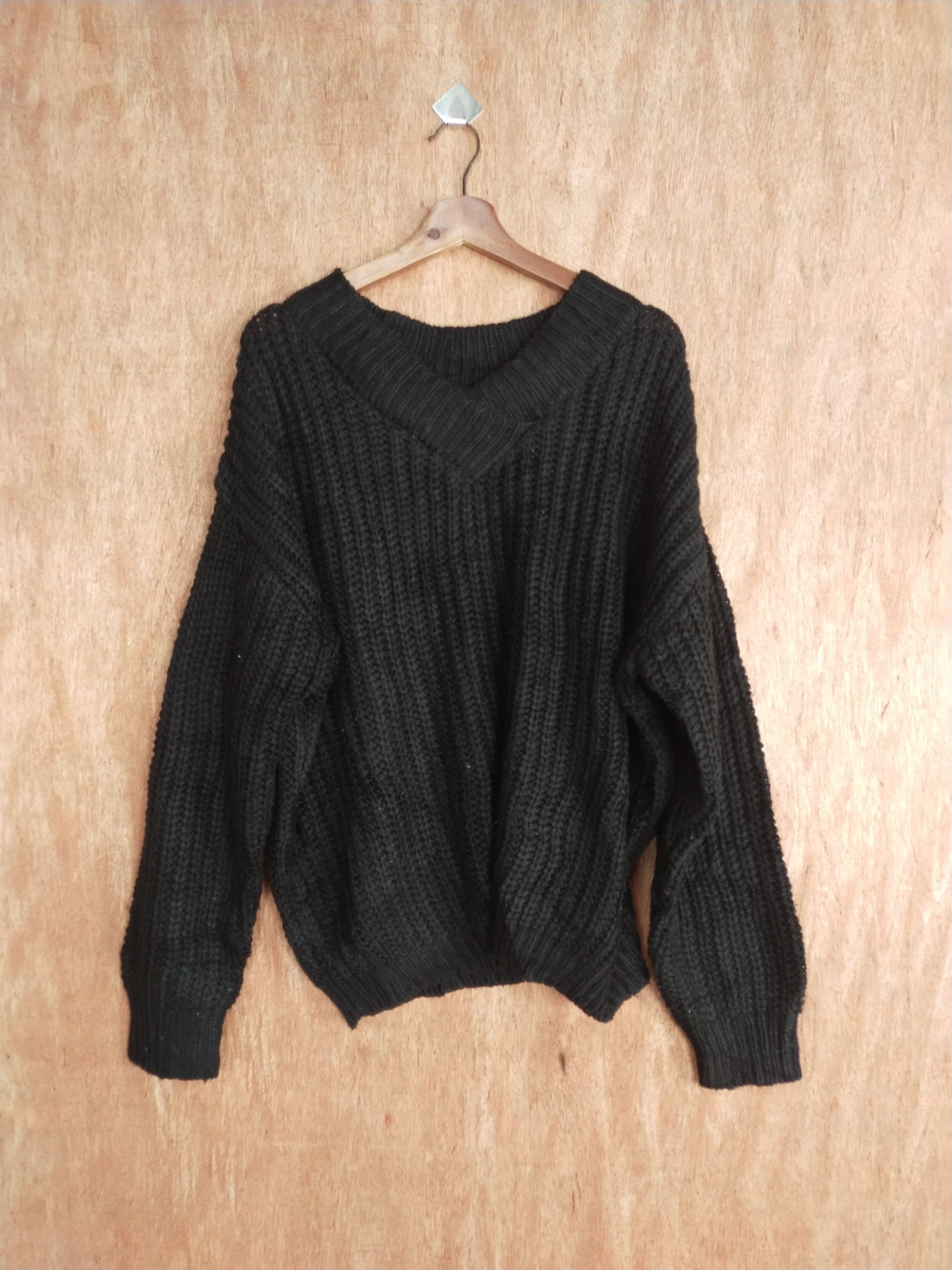 Aran Isles Knitwear Double Focus black aran isle knitwear japan #S049 Size US L / EU 52-54 / 3 - 1 Thumbnail