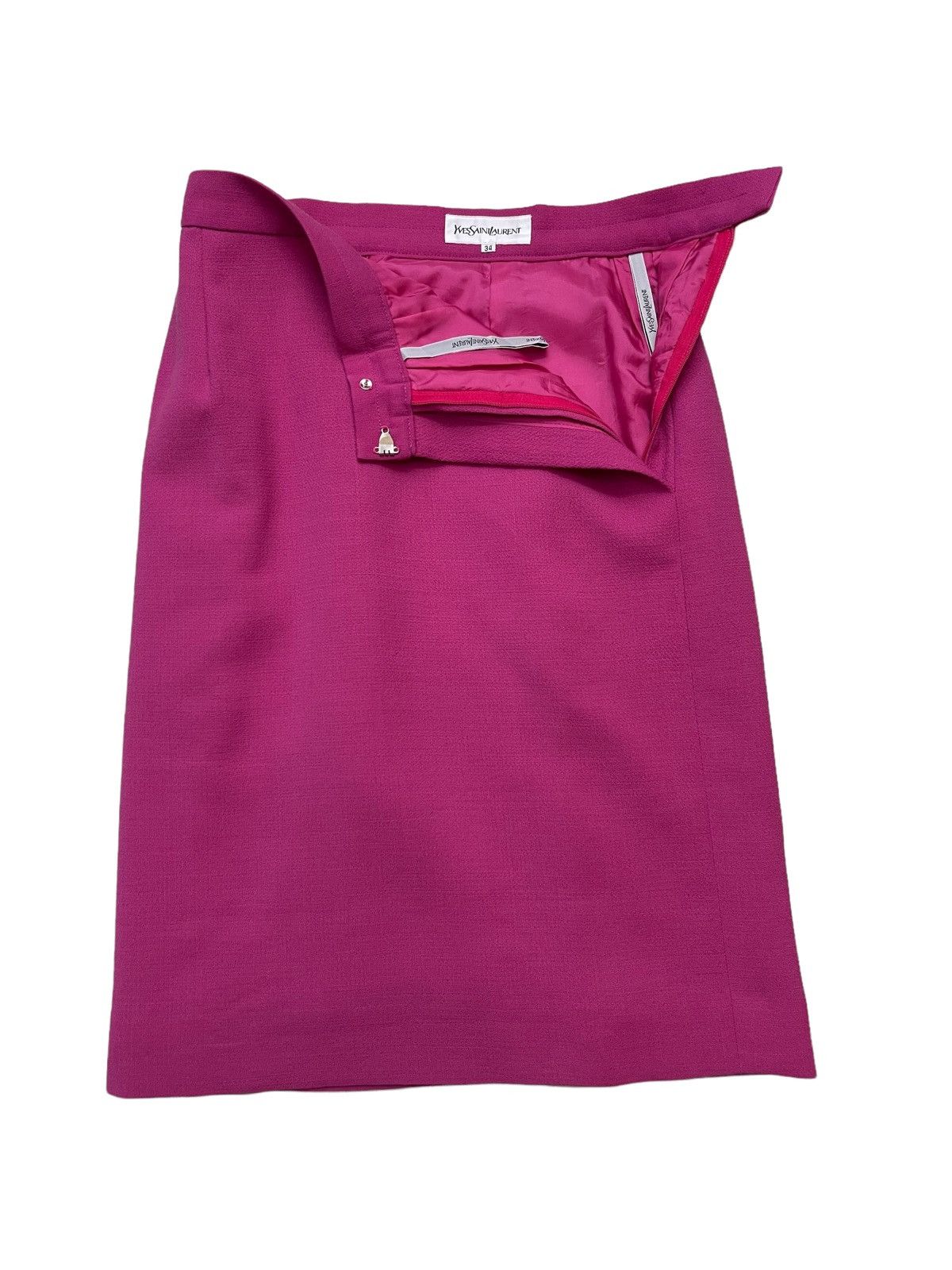Yves Saint Laurent YSL Mini Skirt Size 22" - 3 Thumbnail