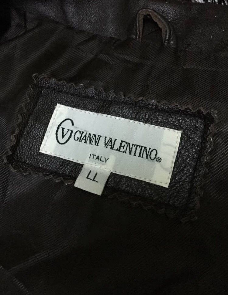 Valentino GIANNI VALENTINO SHEEPSKIN SOFT LEATHER JACKET Size US L / EU 52-54 / 3 - 6 Thumbnail