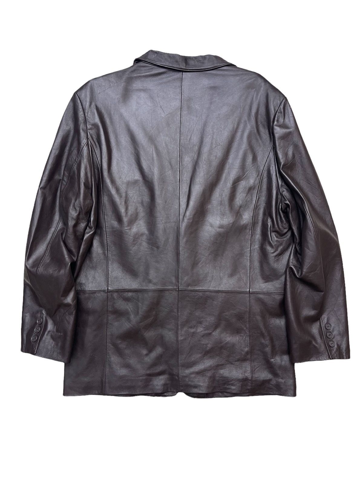 Valentino GIANNI VALENTINO SHEEPSKIN SOFT LEATHER JACKET Size US L / EU 52-54 / 3 - 2 Thumbnail
