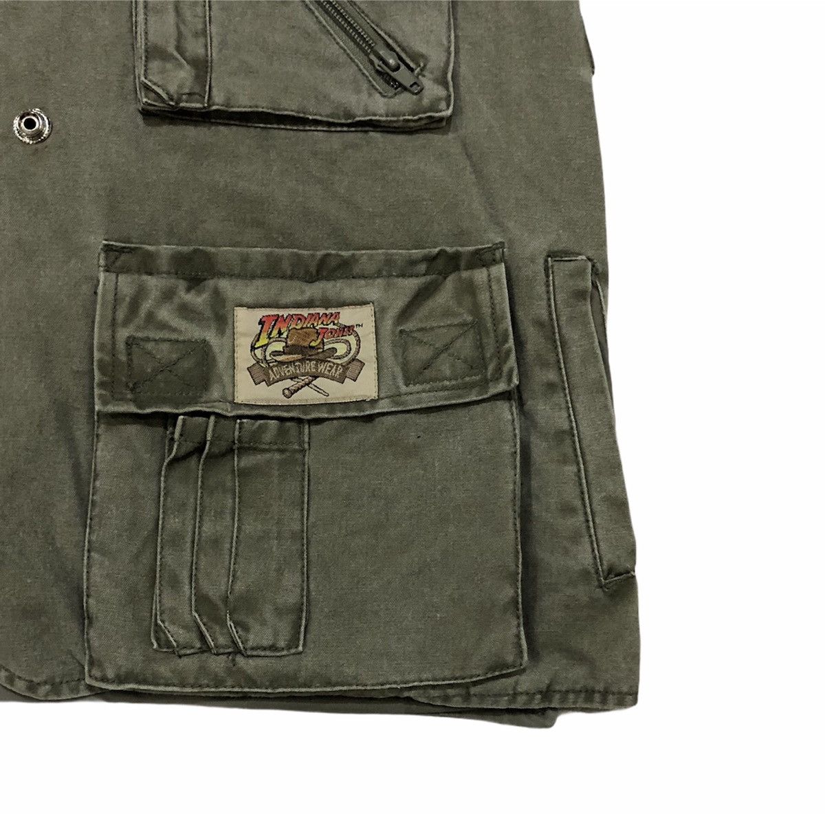 Vintage Disney Indiana Jones Adventure Wear Cargo Vest Jacket Size US M / EU 48-50 / 2 - 5 Thumbnail