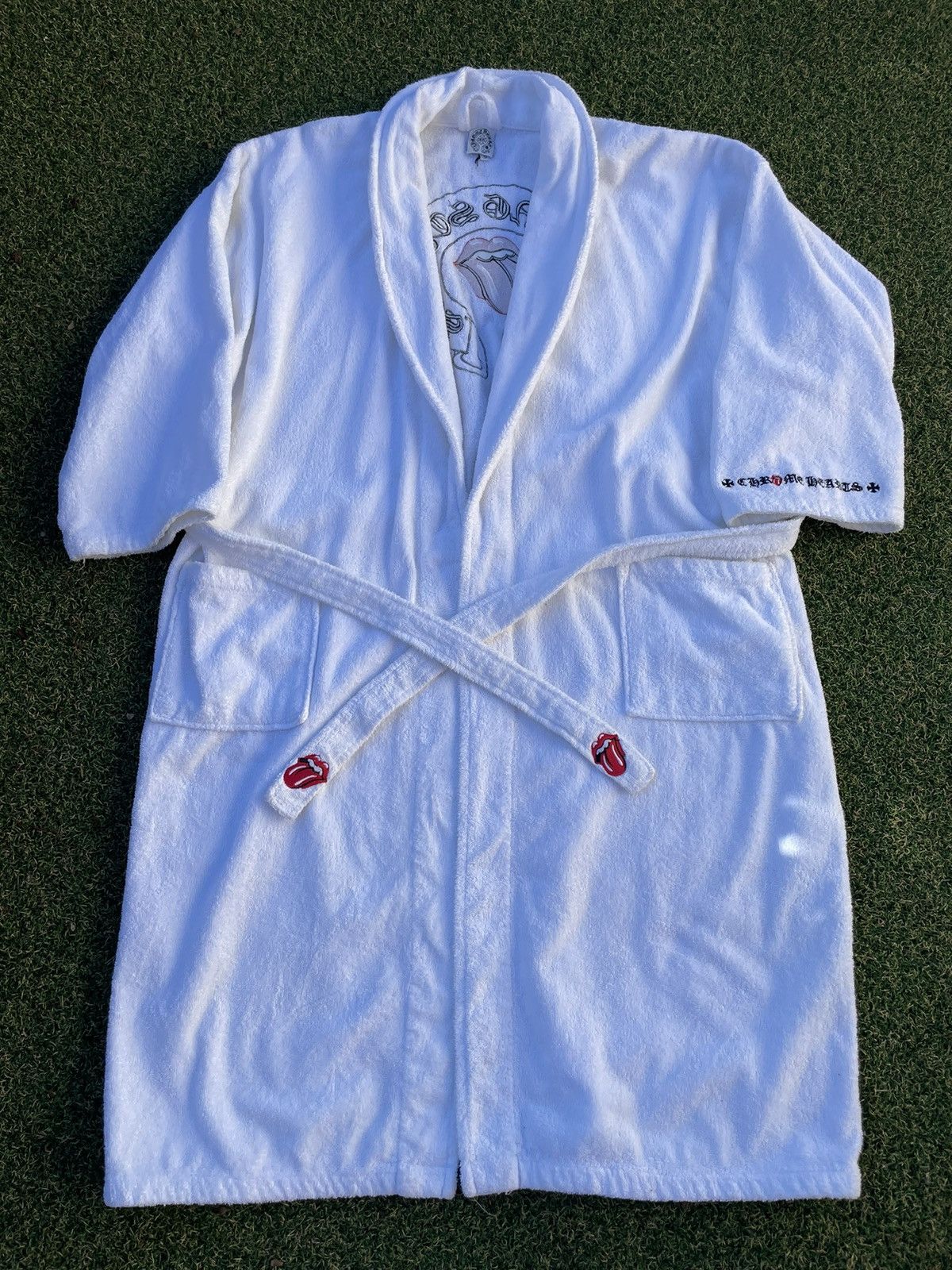 Chrome Hearts Vintage 90s Chrome Hearts The Rolling Stones Bath Robe Size ONE SIZE - 3 Thumbnail