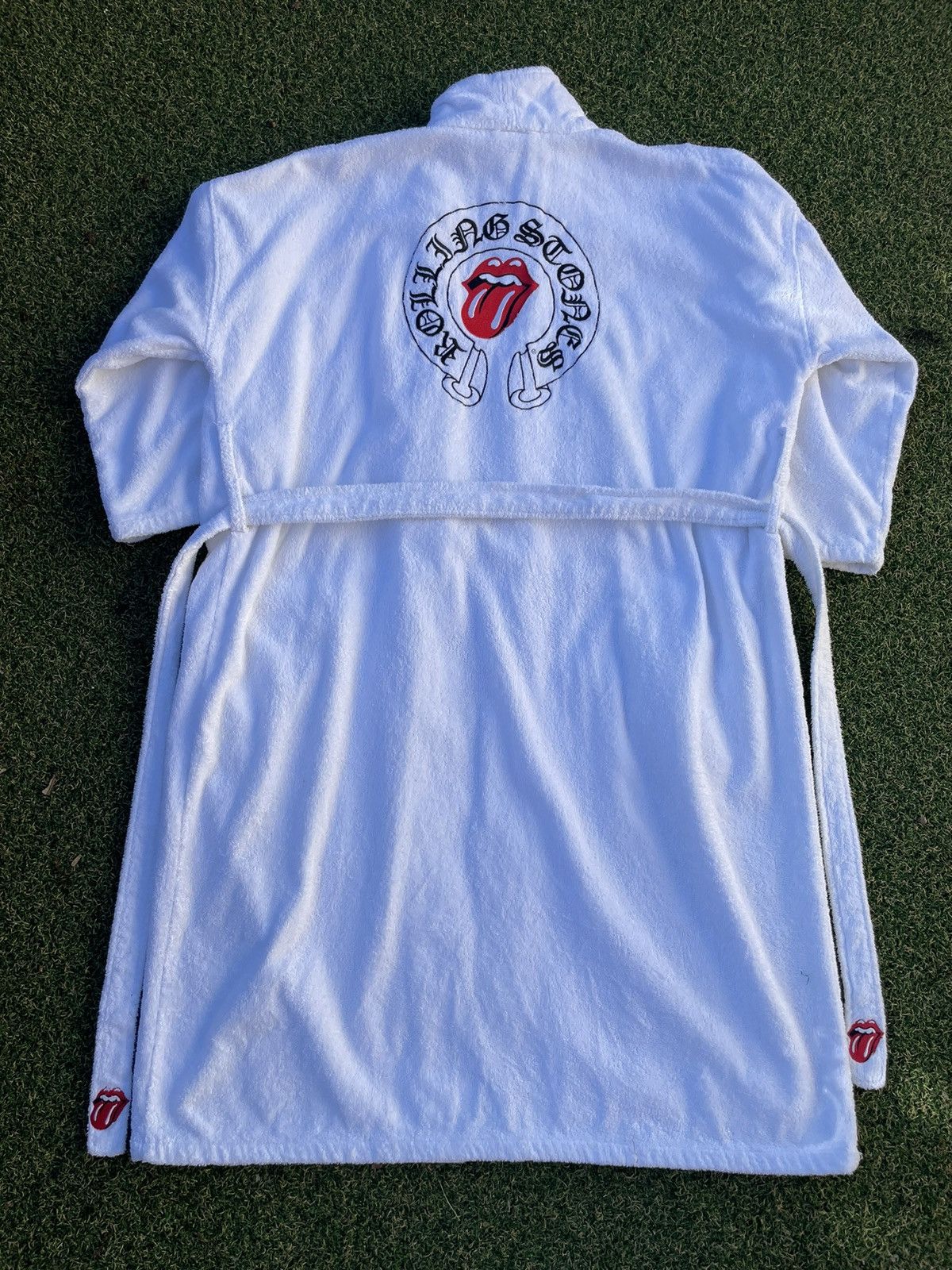 Chrome Hearts Vintage 90s Chrome Hearts The Rolling Stones Bath Robe Size ONE SIZE - 1 Thumbnail