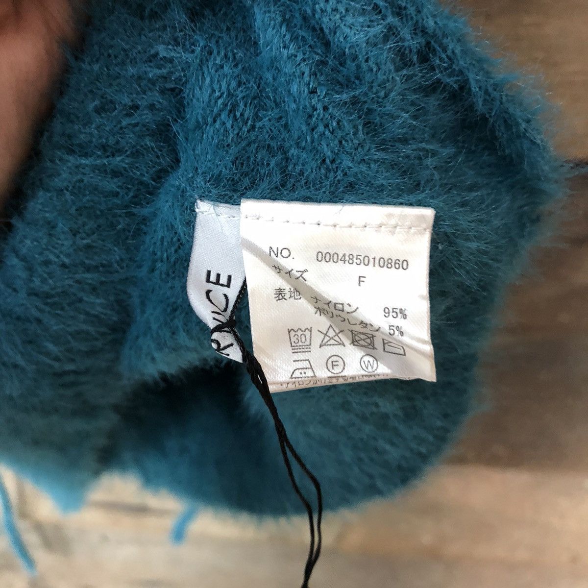 Homespun Knitwear × Japanese Brand Japanese Brand Blue Shag Shaggy Fur Mohair Knitwear #6951 Size XS / US 0-2 / IT 36-38 - 5 Thumbnail