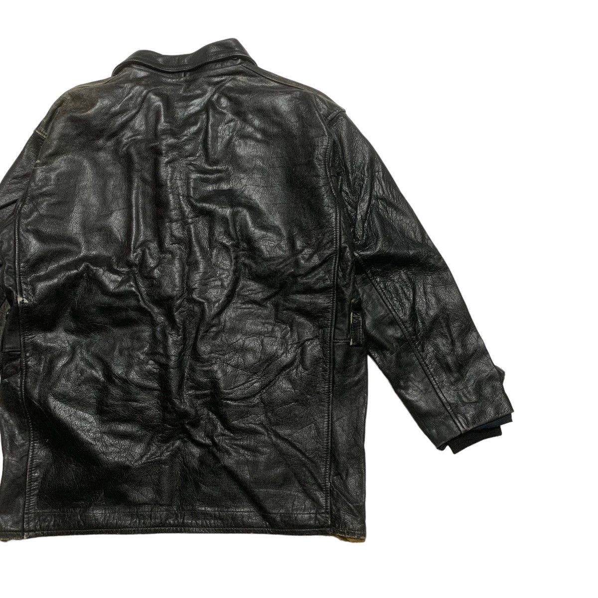 Japanese Brand Vintage Golf Leather Jacket Size US L / EU 52-54 / 3 - 10 Thumbnail