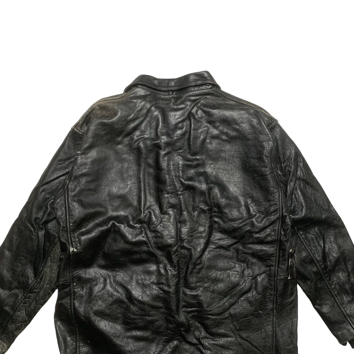 Japanese Brand Vintage Golf Leather Jacket Size US L / EU 52-54 / 3 - 11 Thumbnail