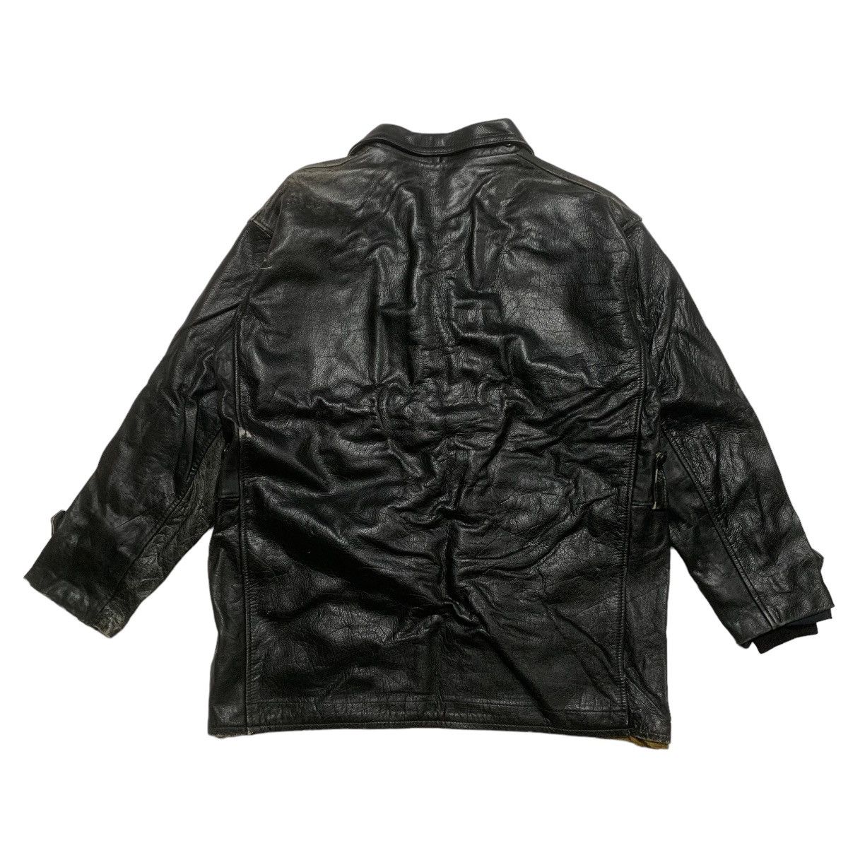 Japanese Brand Vintage Golf Leather Jacket Size US L / EU 52-54 / 3 - 8 Thumbnail