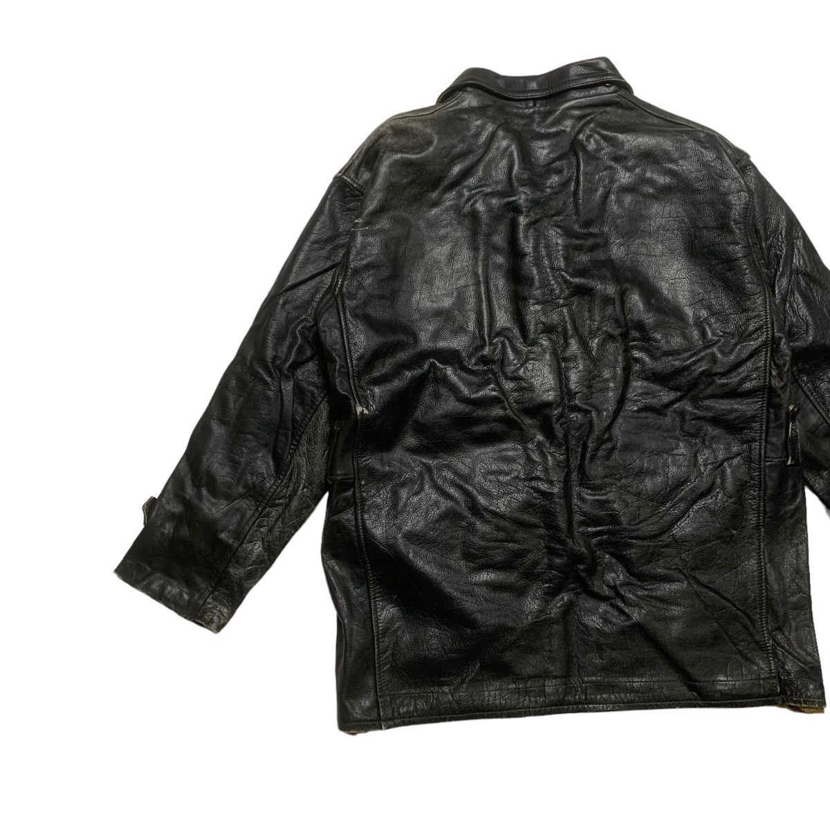 Japanese Brand Vintage Golf Leather Jacket Size US L / EU 52-54 / 3 - 9 Thumbnail