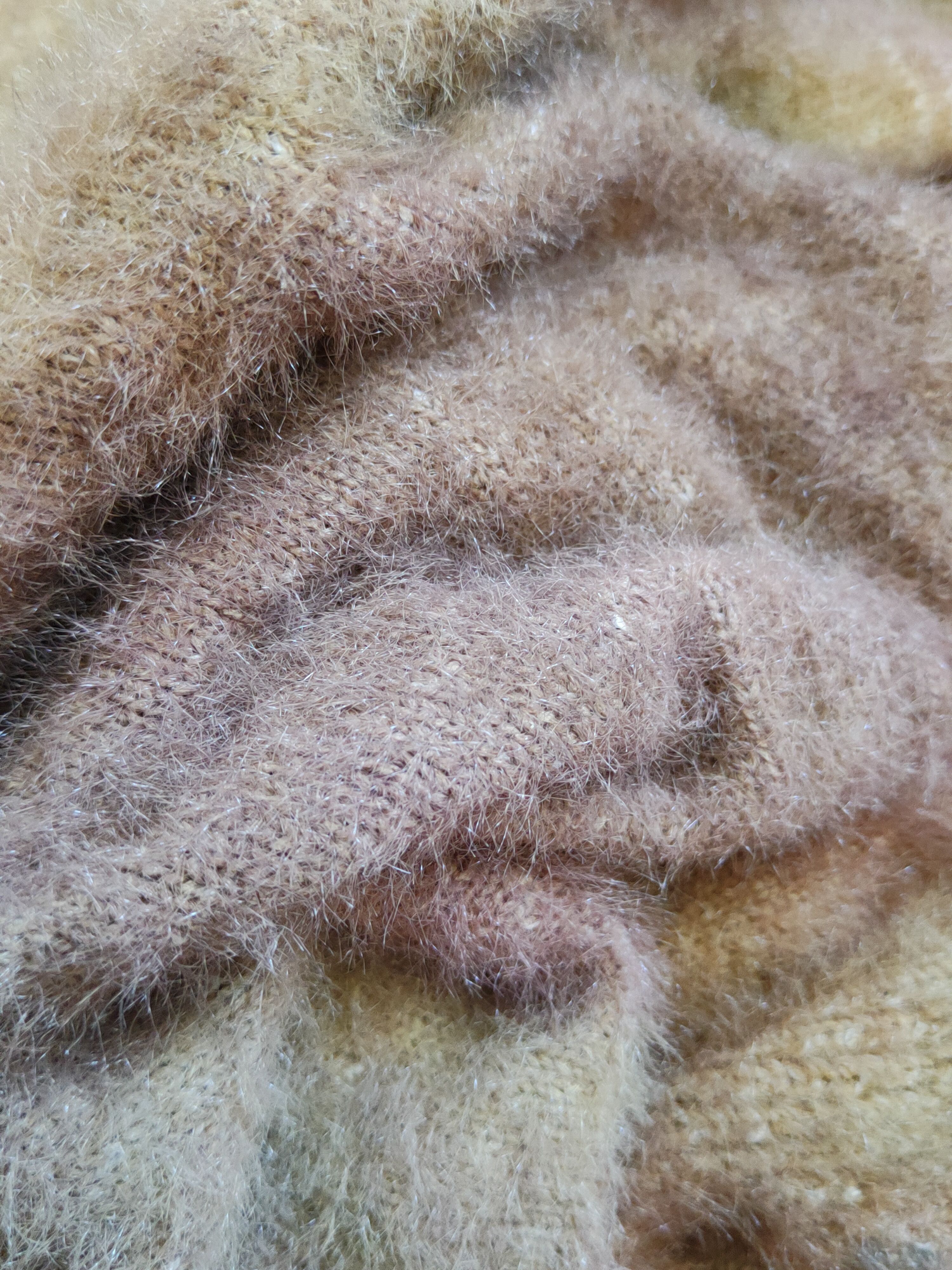 Homespun Knitwear Bershka faded Shag Shaggy Fur Mohair Knitwear #S410 Size S / US 4 / IT 40 - 10 Thumbnail