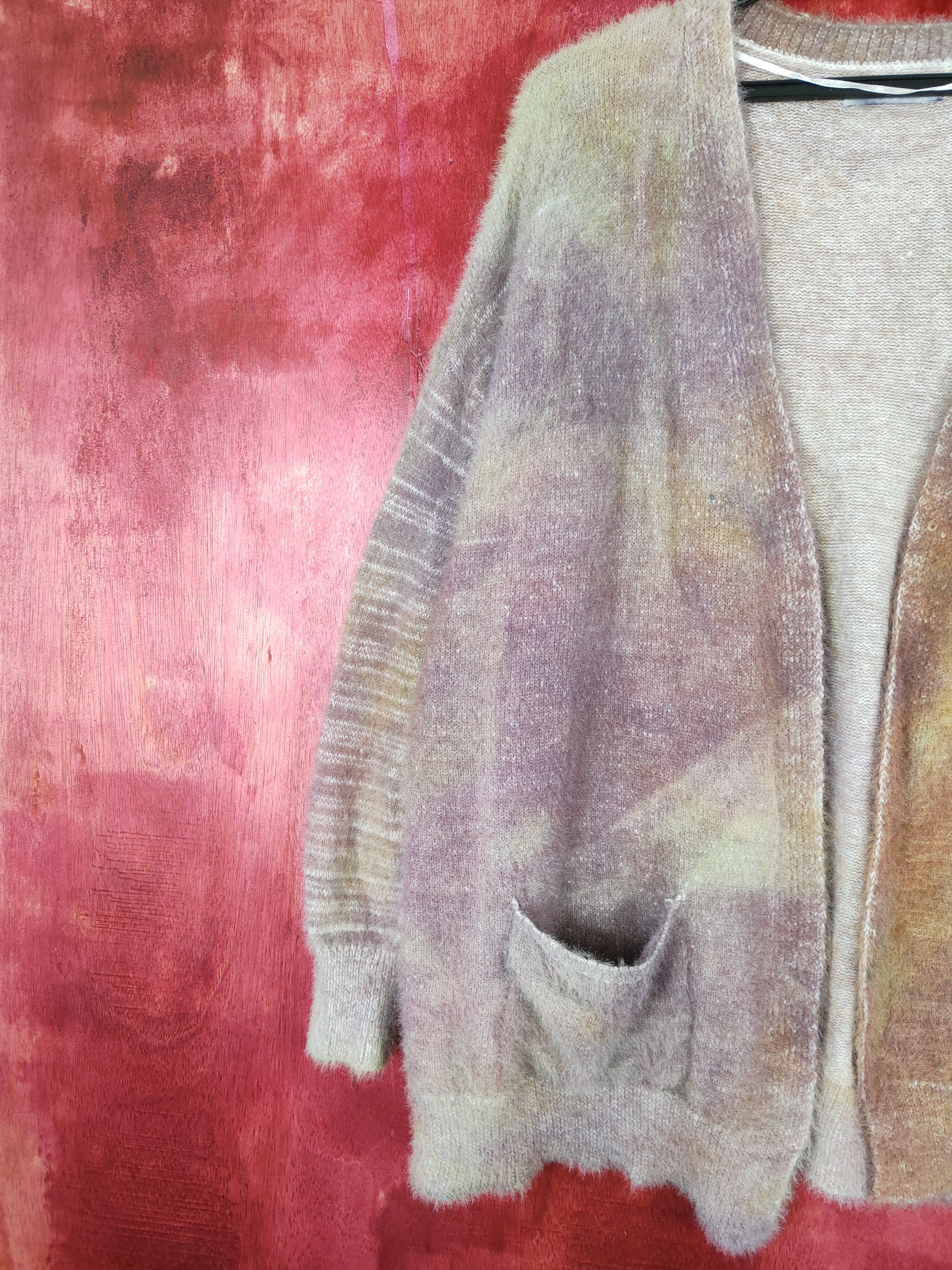 Homespun Knitwear Bershka faded Shag Shaggy Fur Mohair Knitwear #S410 Size S / US 4 / IT 40 - 5 Thumbnail