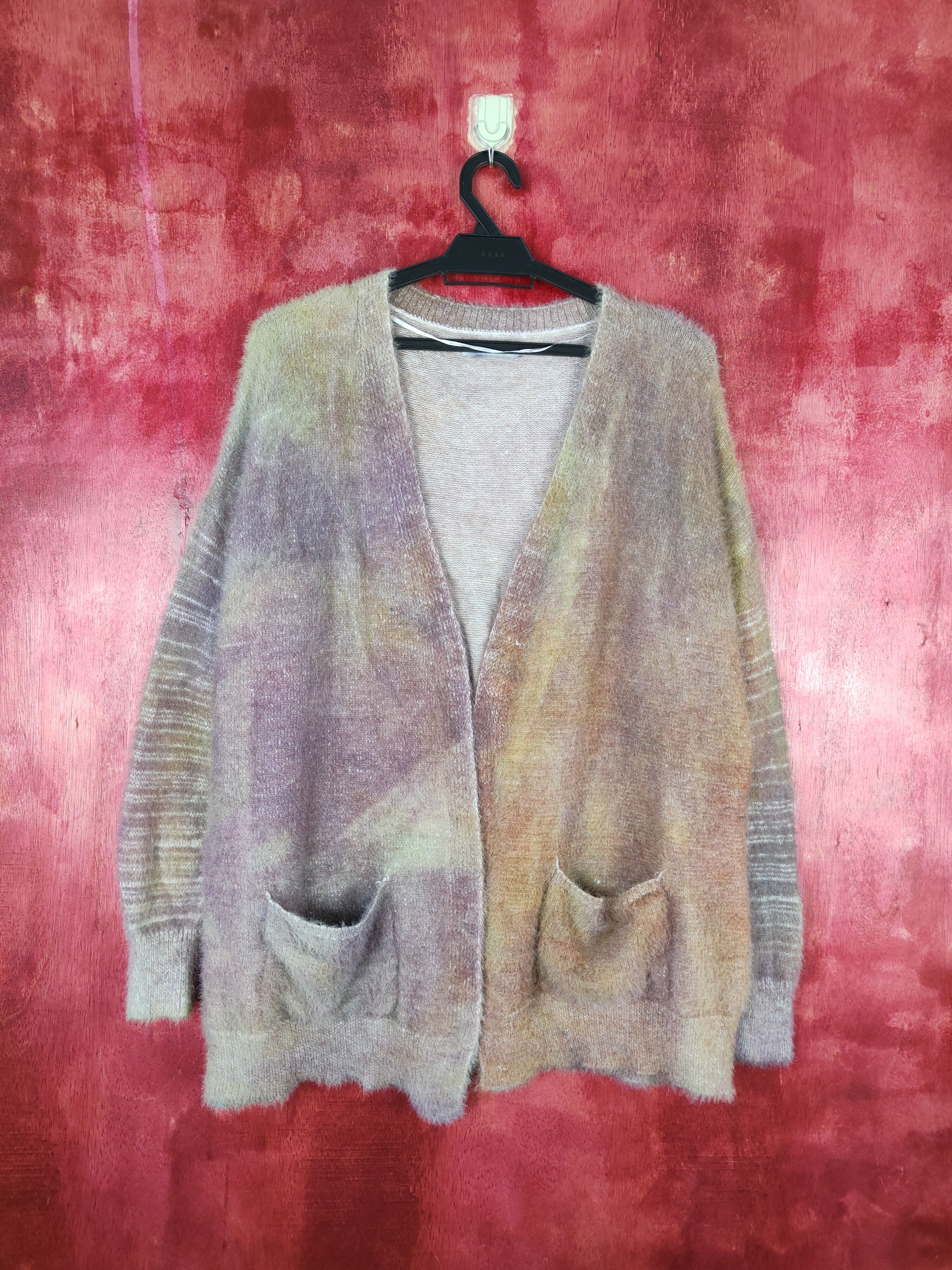 Homespun Knitwear Bershka faded Shag Shaggy Fur Mohair Knitwear #S410 Size S / US 4 / IT 40 - 1 Thumbnail
