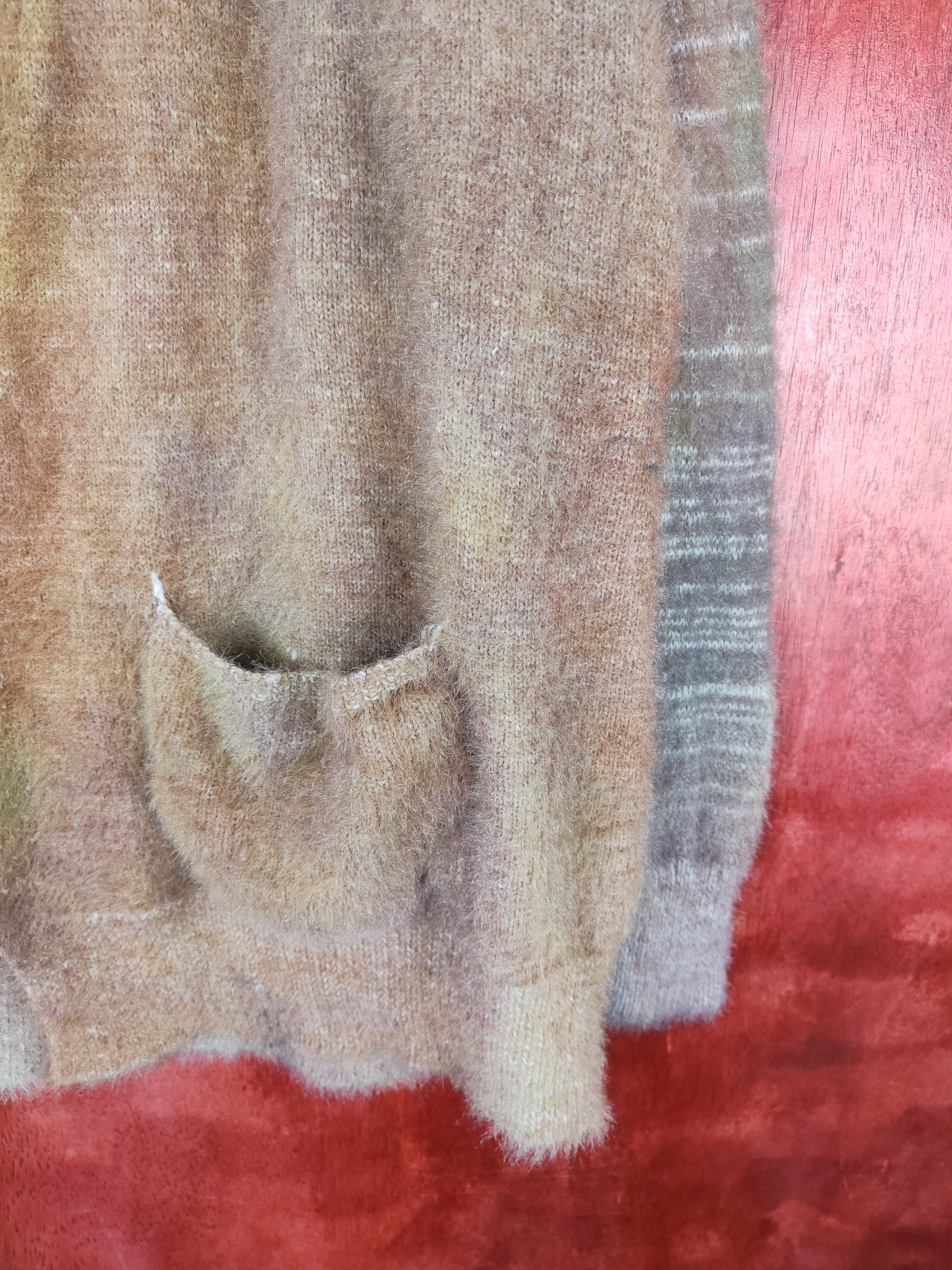 Homespun Knitwear Bershka faded Shag Shaggy Fur Mohair Knitwear #S410 Size S / US 4 / IT 40 - 4 Thumbnail
