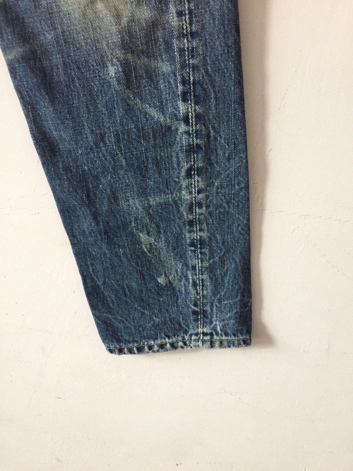 Hysteric Glamour × Japanese Brand Wold JeansPatchwork Design Kurt Cobain Style Denim Pant Size US 31 - 15 Thumbnail