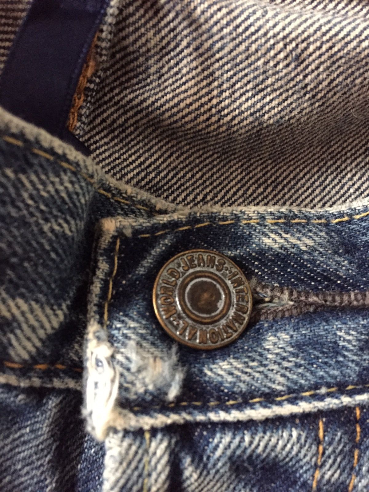 Hysteric Glamour × Japanese Brand Wold JeansPatchwork Design Kurt Cobain Style Denim Pant Size US 31 - 5 Thumbnail