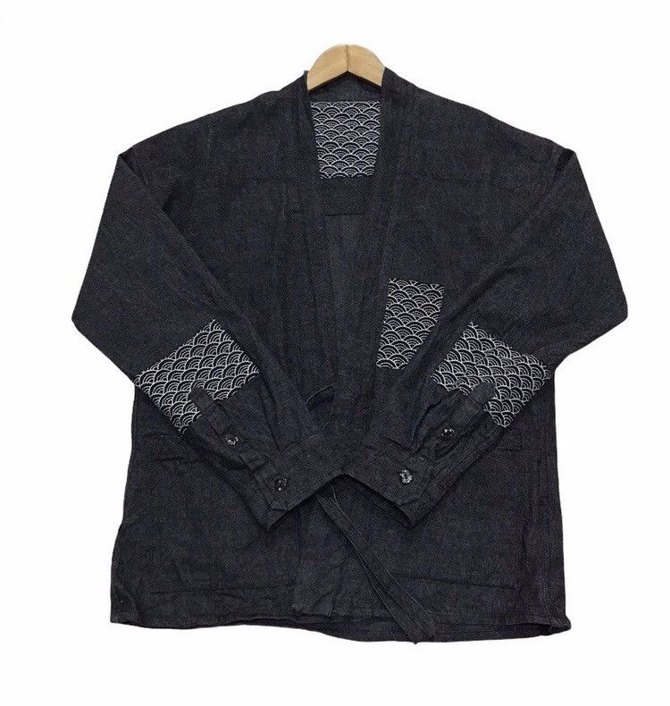 Japanese Brand Mr.scareorcw patchwork kimono jacket yahart sangart Size US M / EU 48-50 / 2 - 5 Thumbnail