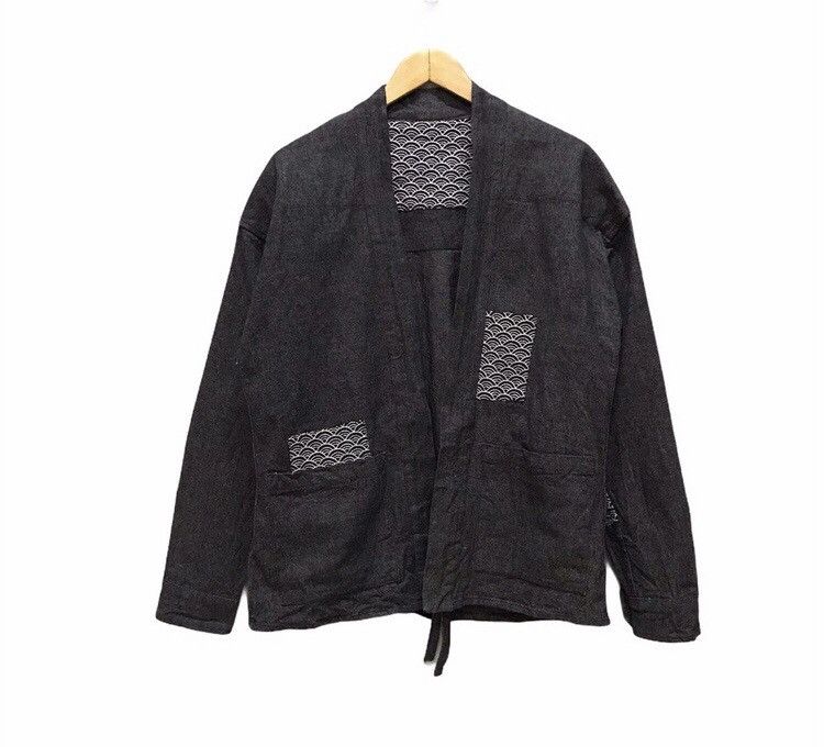 Japanese Brand Mr.scareorcw patchwork kimono jacket yahart sangart Size US M / EU 48-50 / 2 - 1 Thumbnail