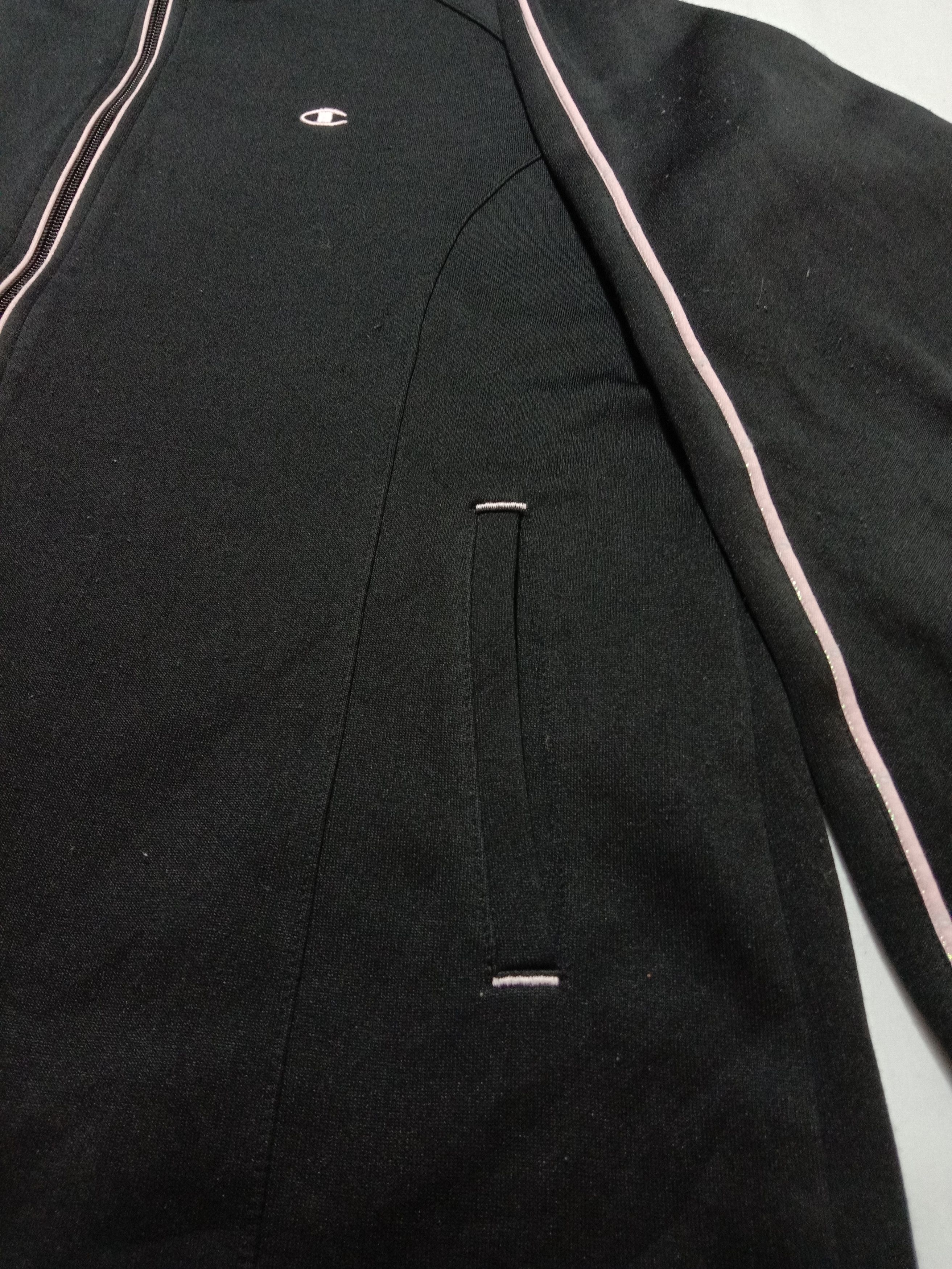 Champion Champion Sweater Black Color With Pink Line Embroidery Logo Size M / US 6-8 / IT 42-44 - 2 Thumbnail