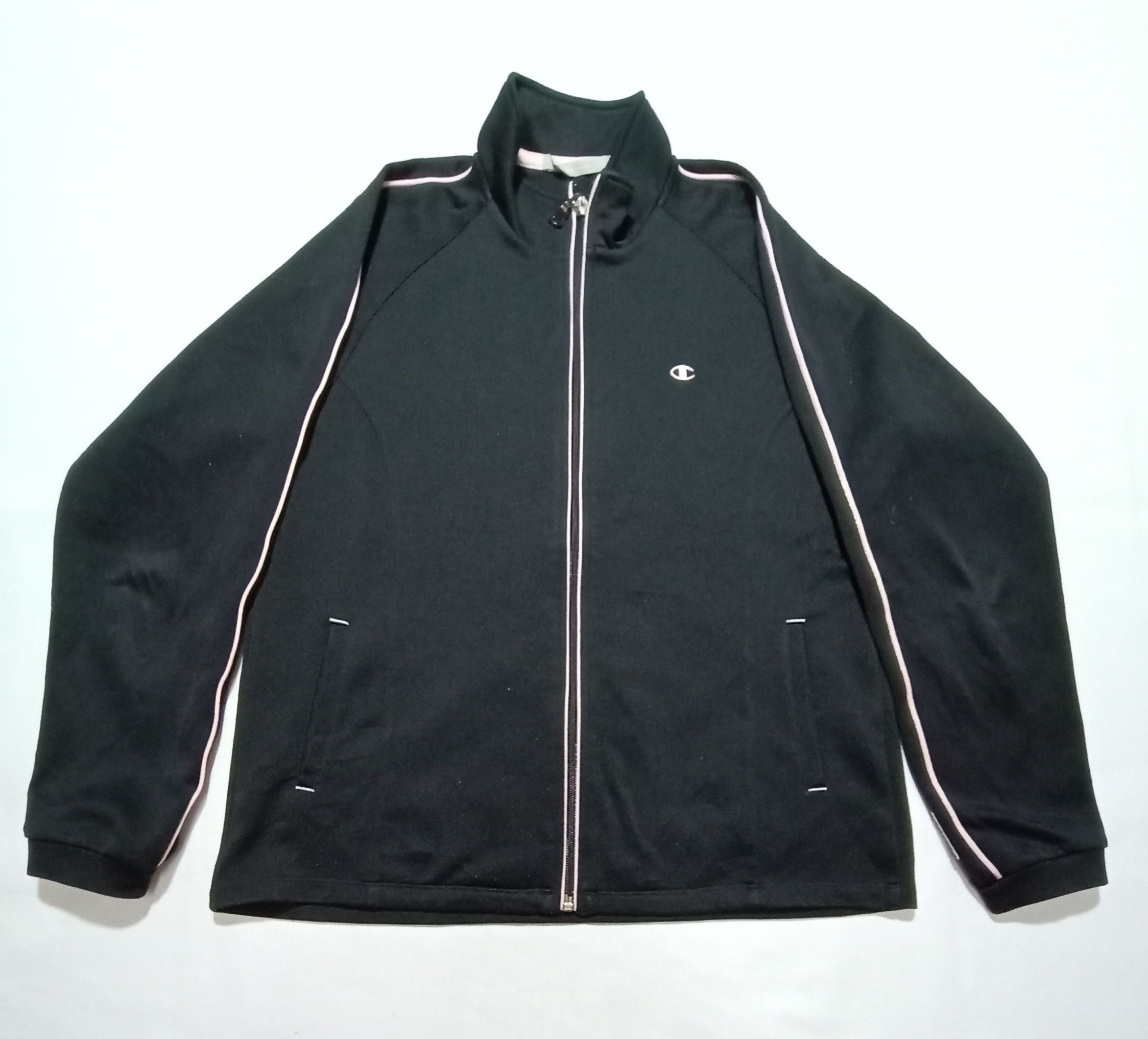 Champion Champion Sweater Black Color With Pink Line Embroidery Logo Size M / US 6-8 / IT 42-44 - 1 Thumbnail