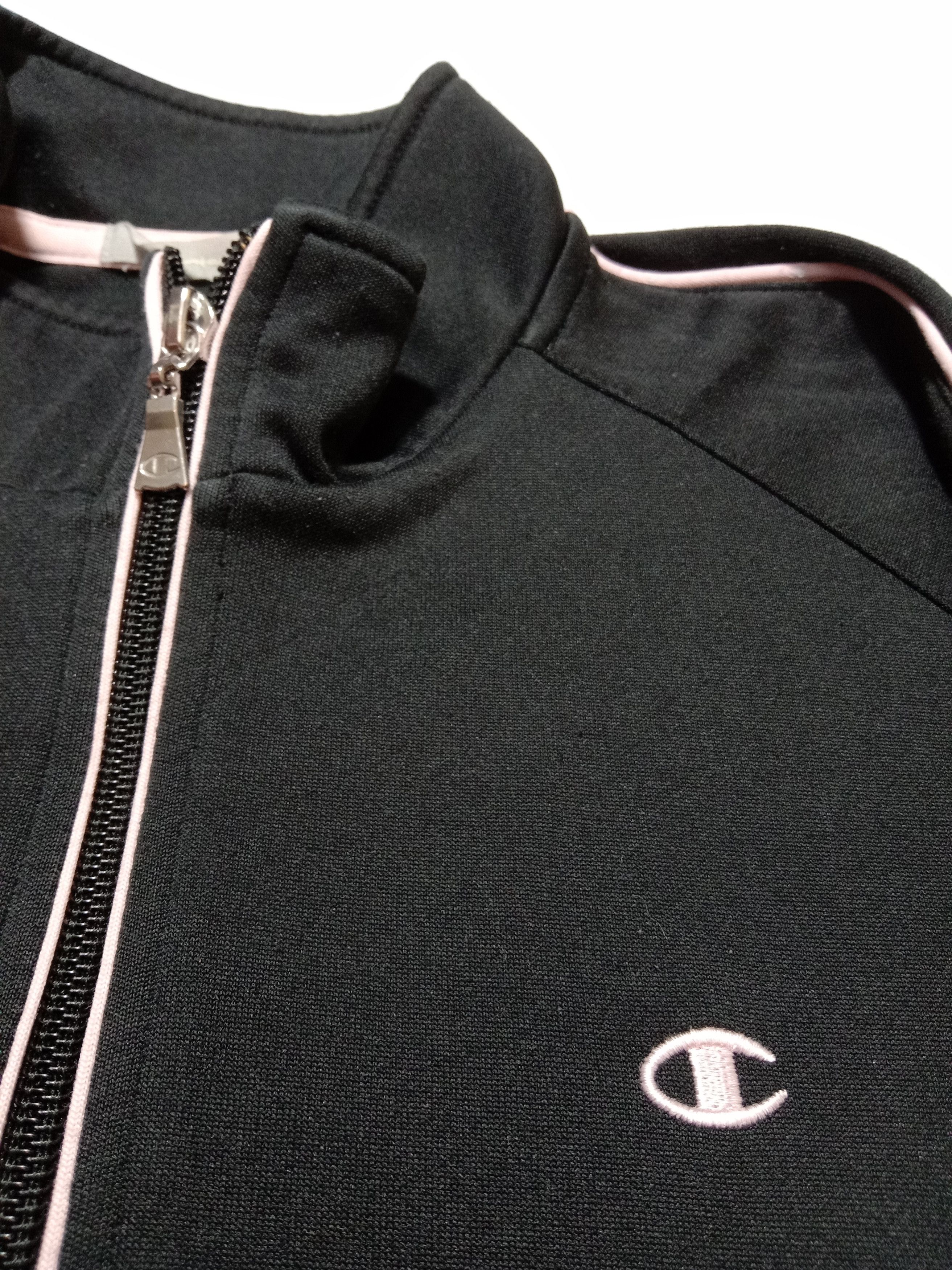 Champion Champion Sweater Black Color With Pink Line Embroidery Logo Size M / US 6-8 / IT 42-44 - 3 Thumbnail