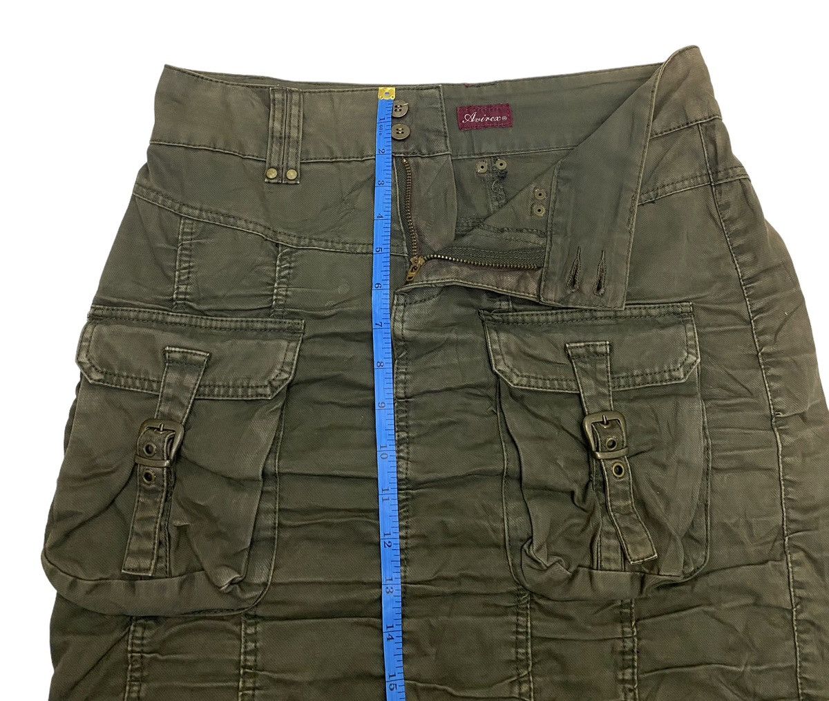 Avirex × Hysteric Glamour × If Six Was Nine ARCHIVE AVIREX CARGO POCKET MINI SKIRTS Size 32" / US 10 / IT 46 - 8 Thumbnail