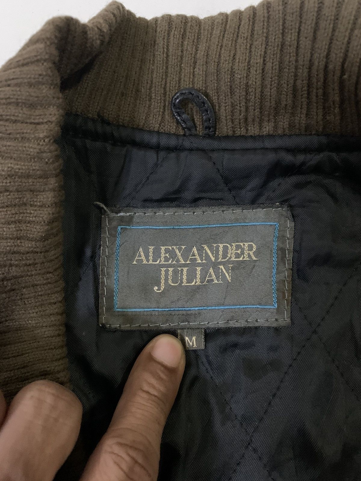 Alexander Julian Alexander Julian Spellout Leather Jacket Size US M / EU 48-50 / 2 - 10 Thumbnail