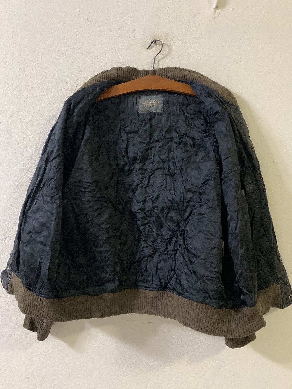 Alexander Julian Alexander Julian Spellout Leather Jacket Size US M / EU 48-50 / 2 - 9 Thumbnail