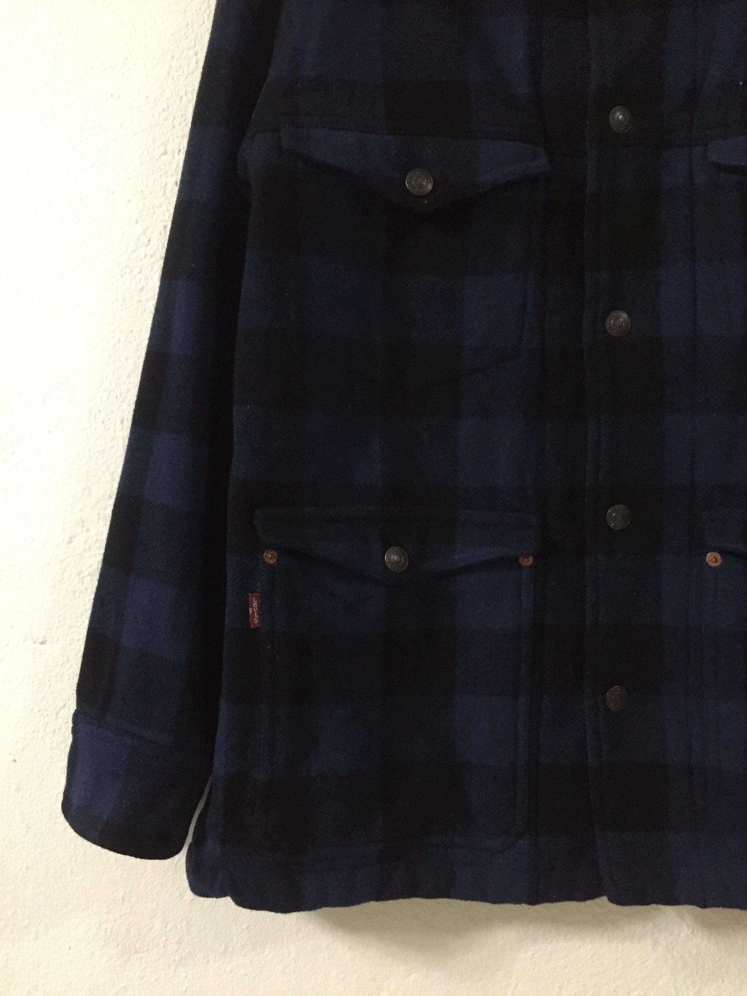 Flannel Vintage Levi's Flannel Jacket Size US L / EU 52-54 / 3 - 3 Thumbnail
