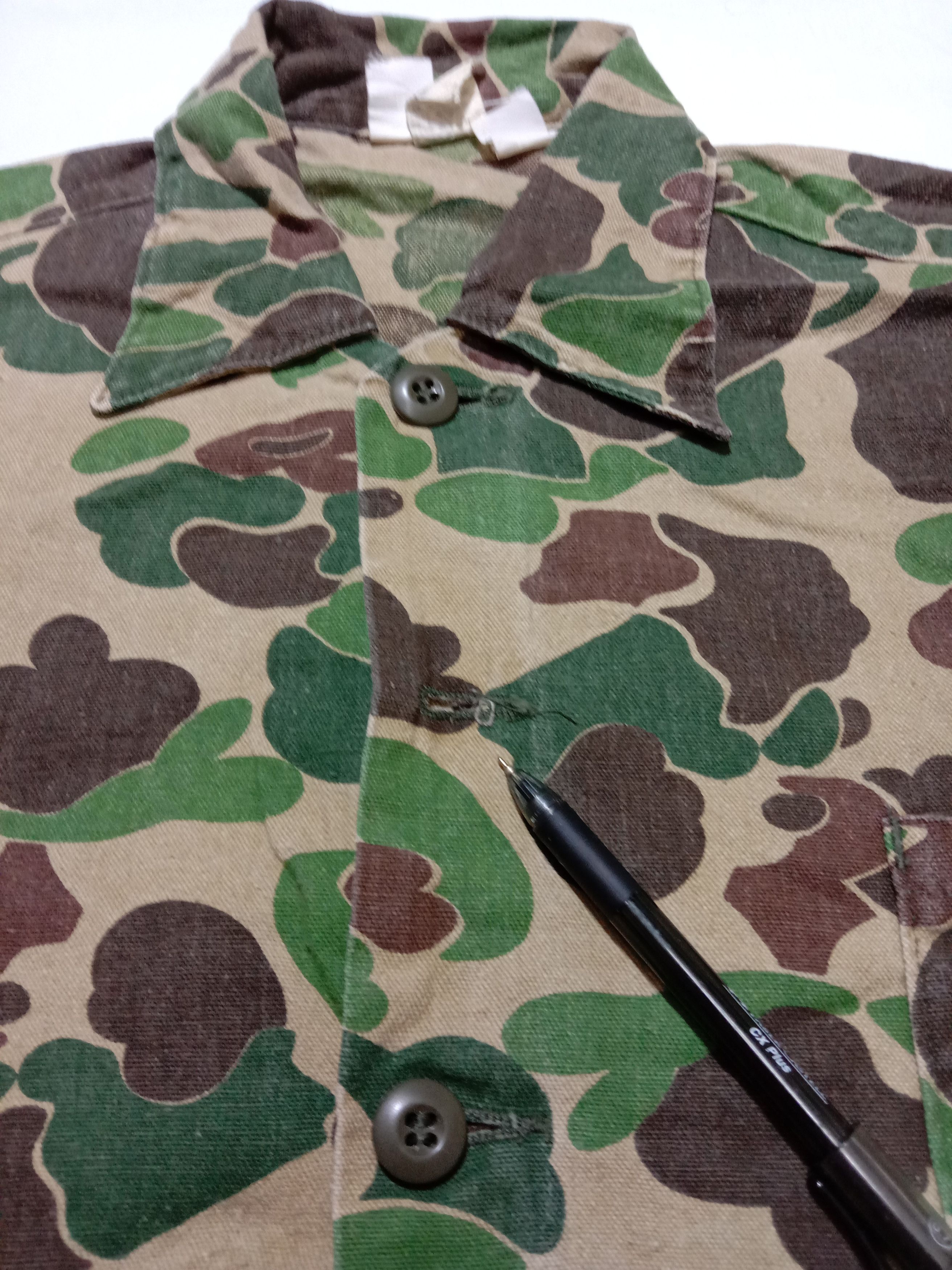 Vintage Rare 70s 80s Duck Hunter Camouflage Jacket Vietnam War Size US M / EU 48-50 / 2 - 2 Thumbnail