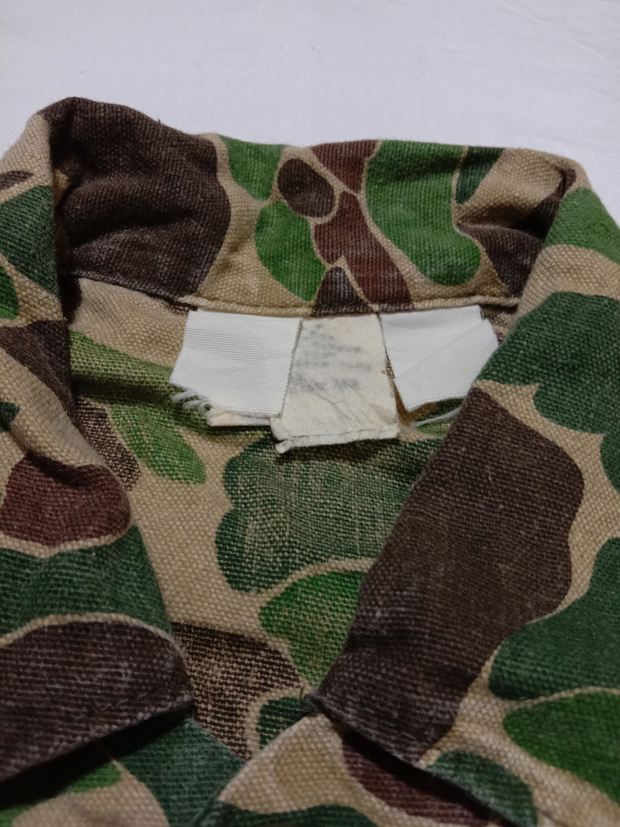 Vintage Rare 70s 80s Duck Hunter Camouflage Jacket Vietnam War Size US M / EU 48-50 / 2 - 3 Thumbnail