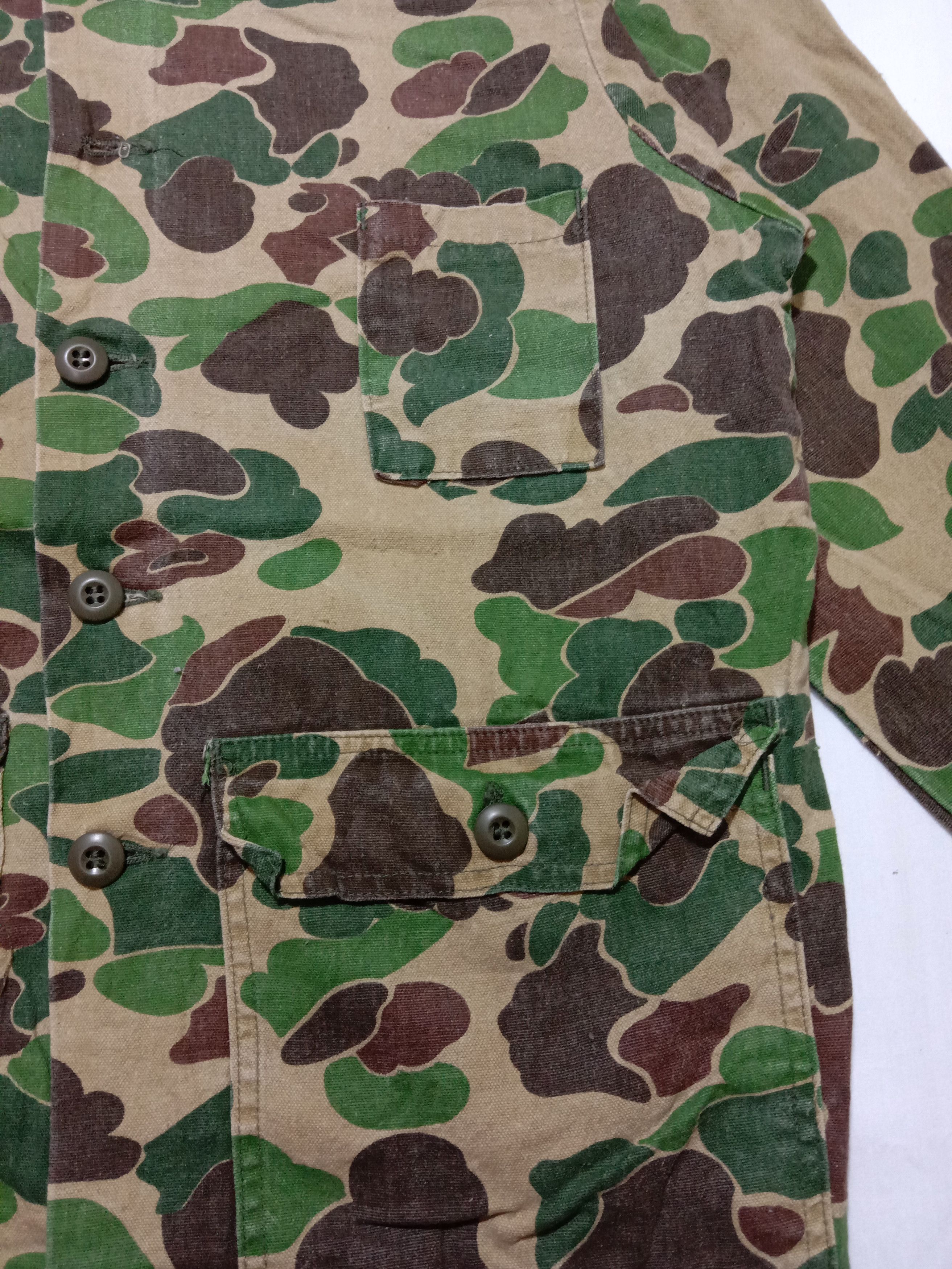 Vintage Rare 70s 80s Duck Hunter Camouflage Jacket Vietnam War Size US M / EU 48-50 / 2 - 4 Thumbnail