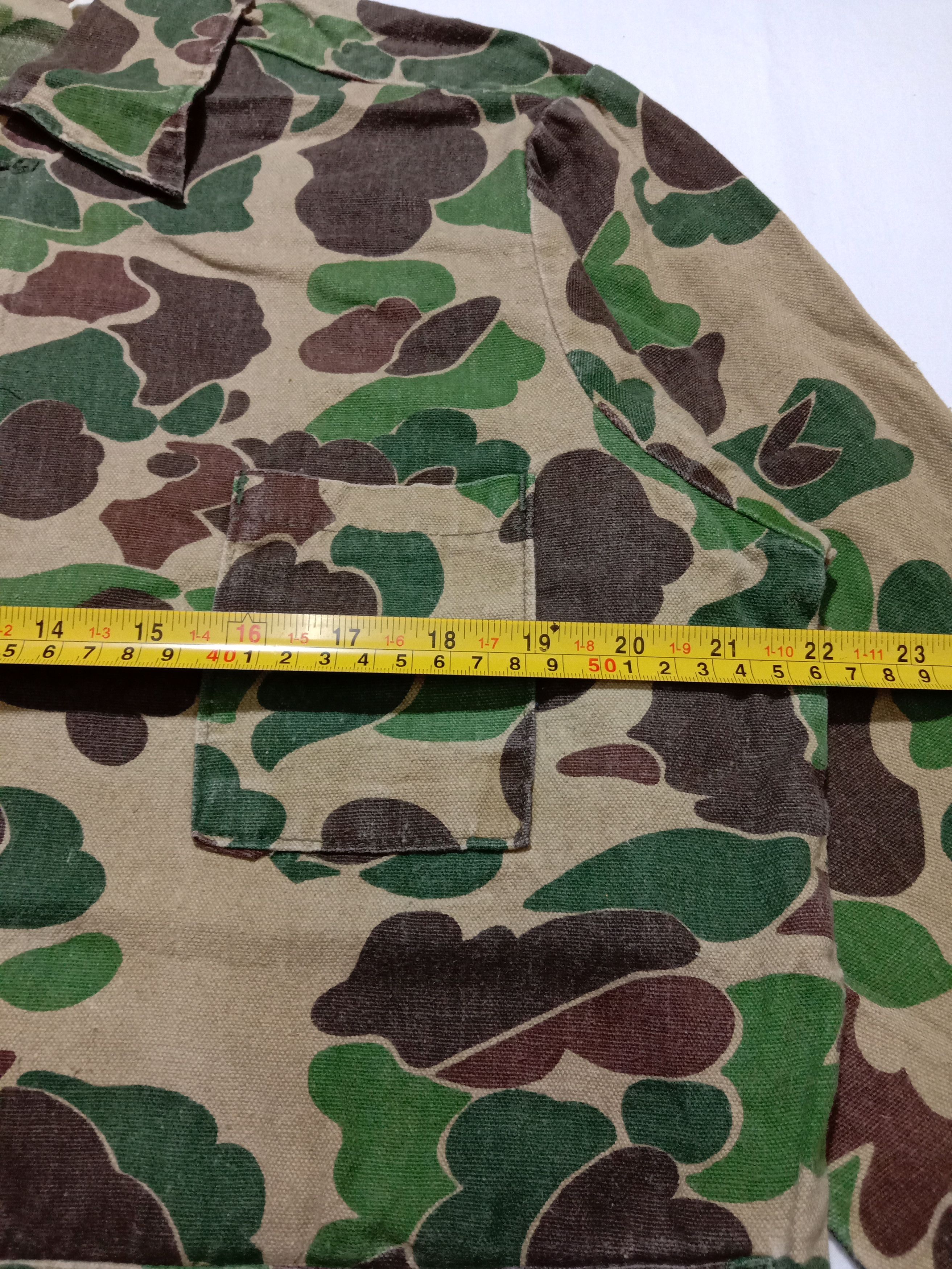 Vintage Rare 70s 80s Duck Hunter Camouflage Jacket Vietnam War Size US M / EU 48-50 / 2 - 6 Thumbnail