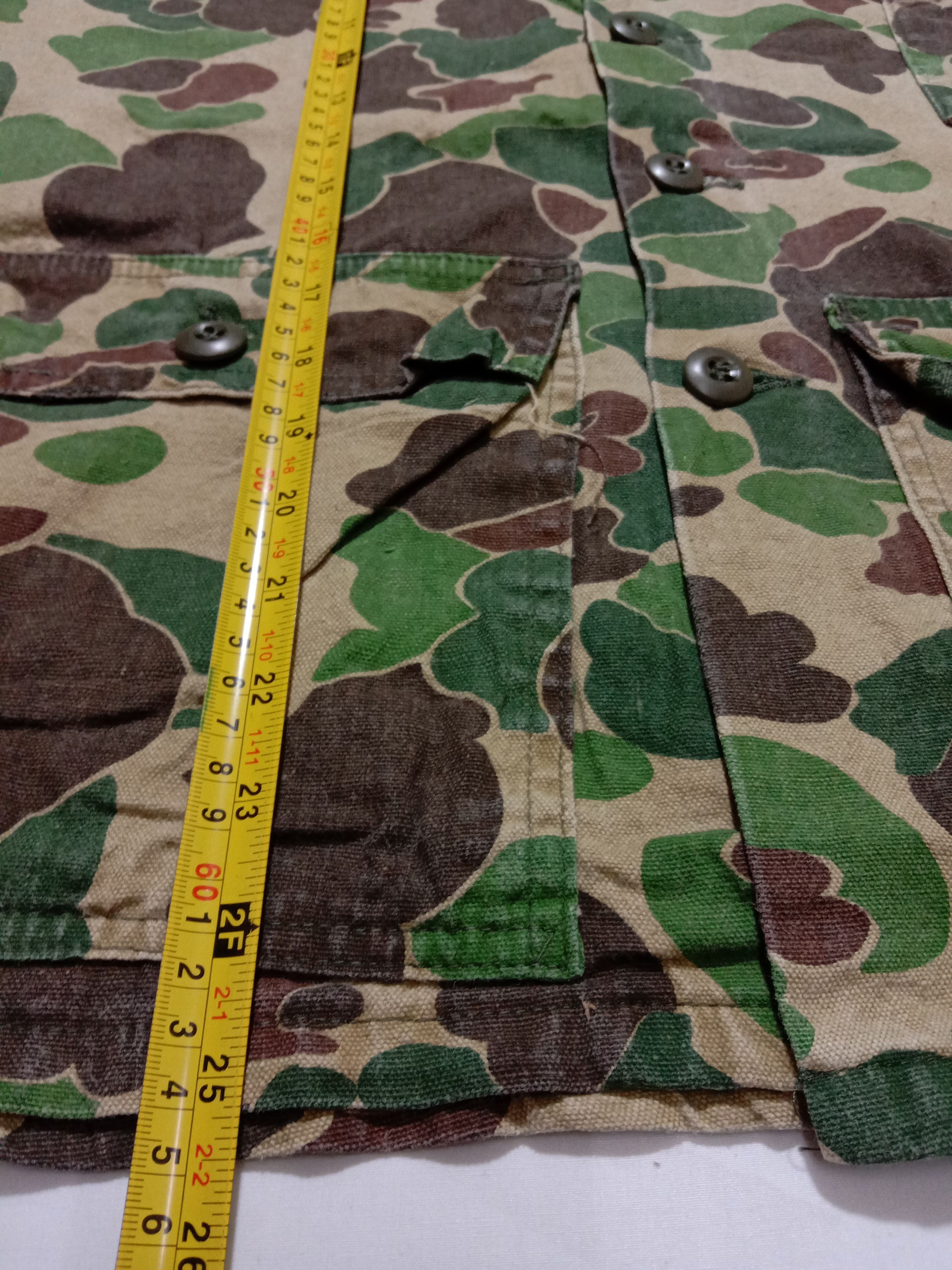 Vintage Rare 70s 80s Duck Hunter Camouflage Jacket Vietnam War Size US M / EU 48-50 / 2 - 8 Thumbnail