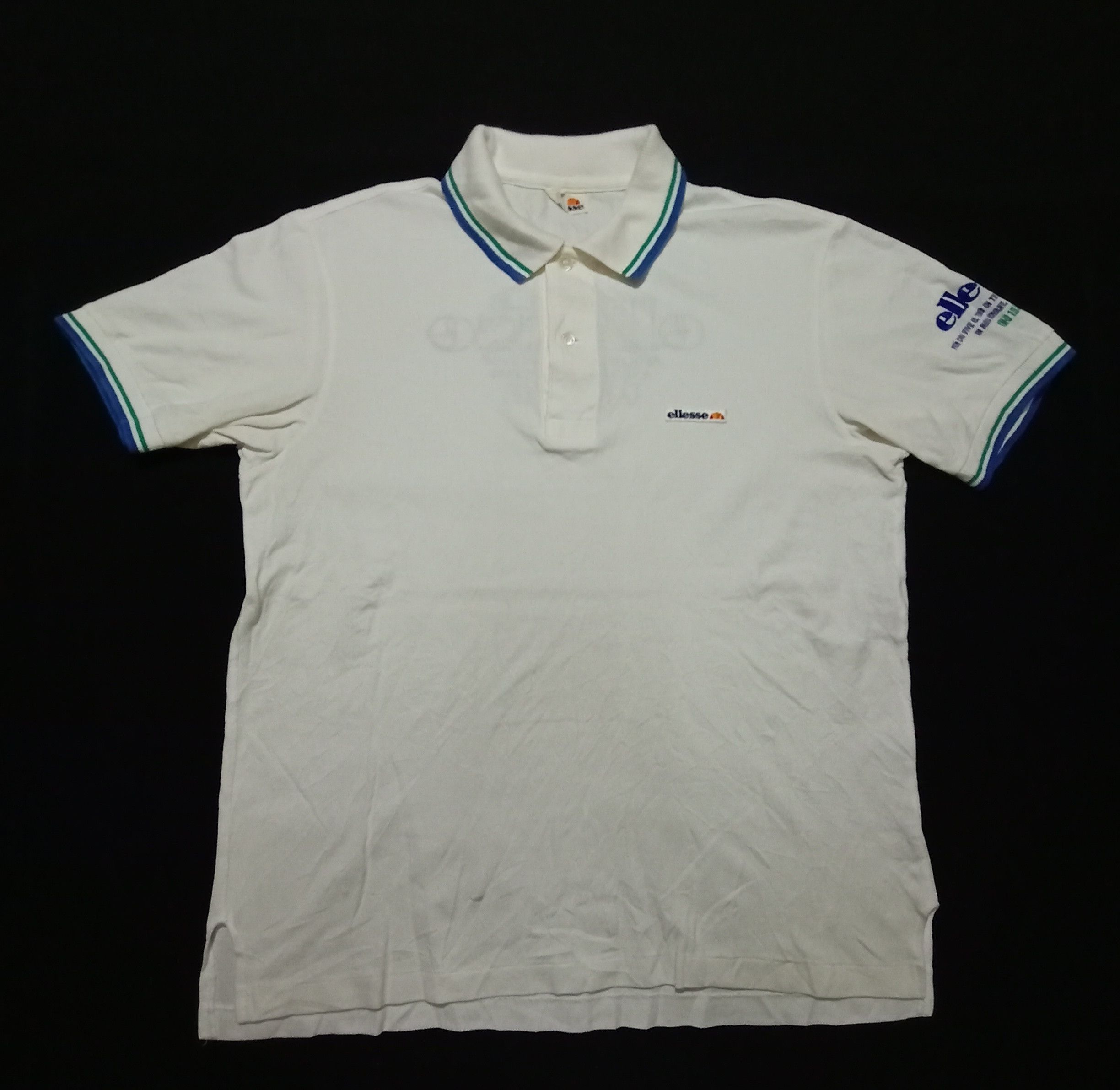 Ellesse Ellesse Polo Shirt Anno 1959 Embroidery Spell Out Logo Size L / US 10 / IT 46 - 3 Thumbnail