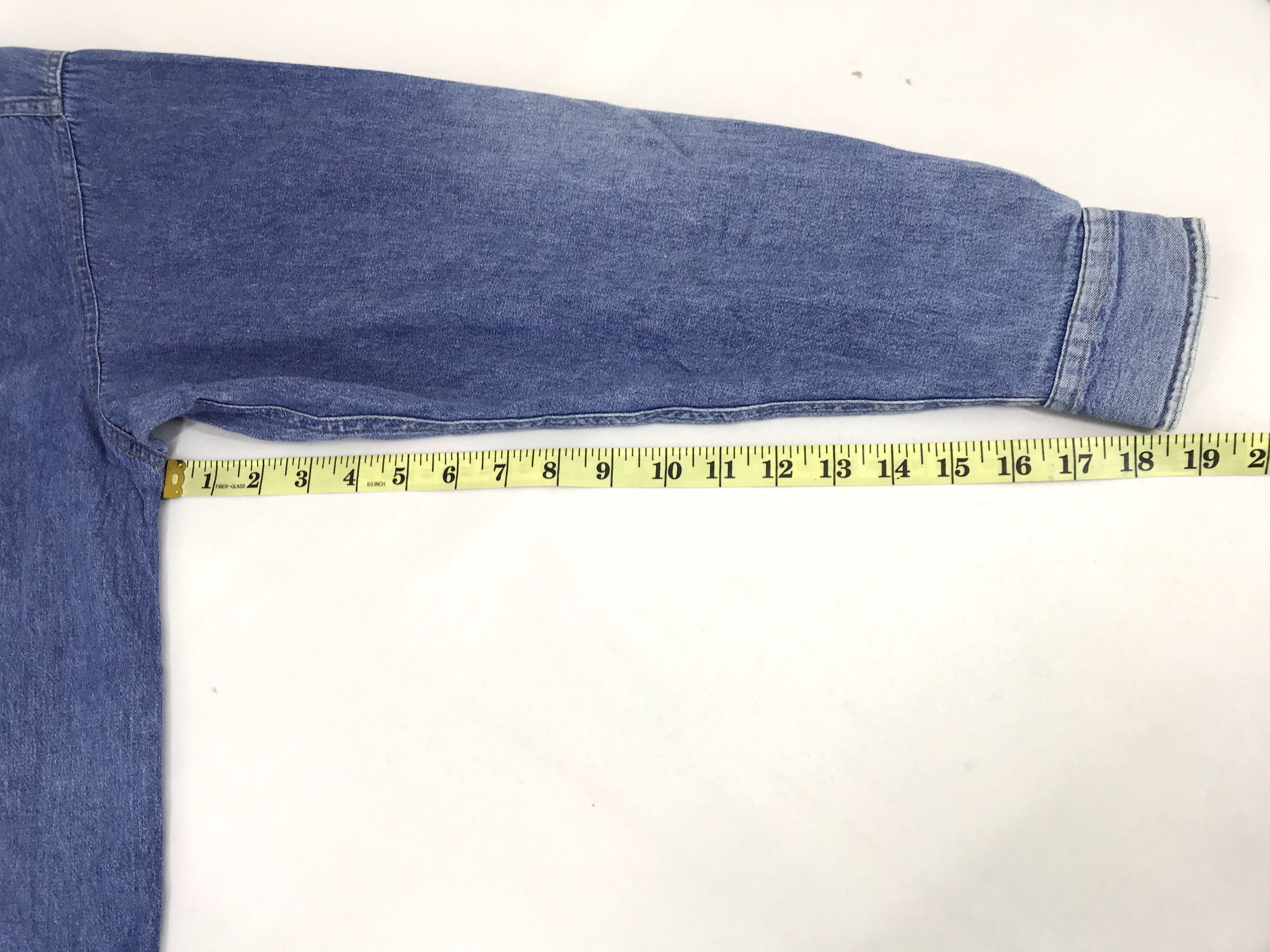 Vintage Mayclub Denim Flannel Jacket Acid Wash Indigo Size US XL / EU 56 / 4 - 10 Thumbnail
