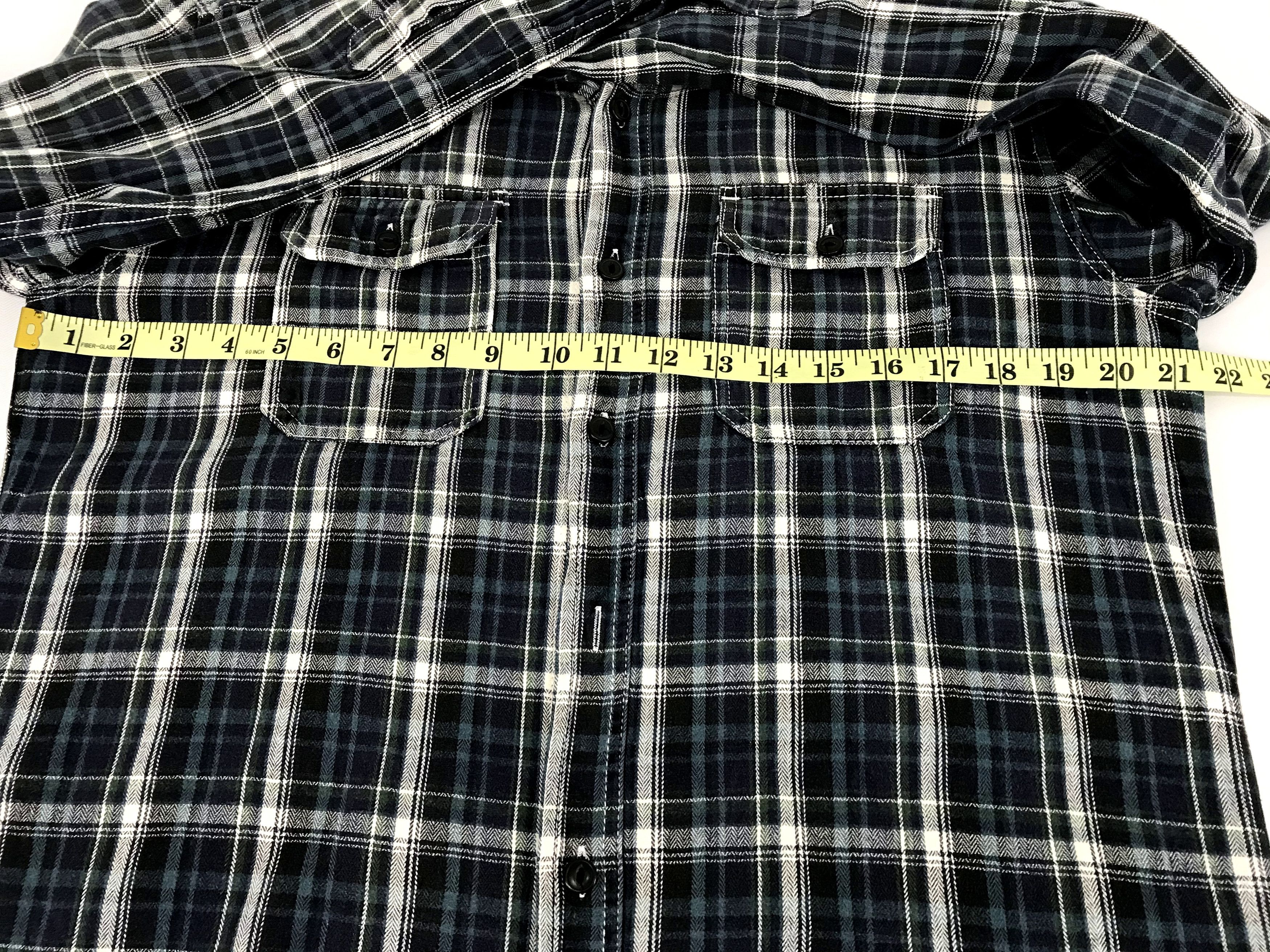Dickies × Vintage Vintage Dickies Flannel Engineered Double Pockets Button Up Size US L / EU 52-54 / 3 - 10 Thumbnail