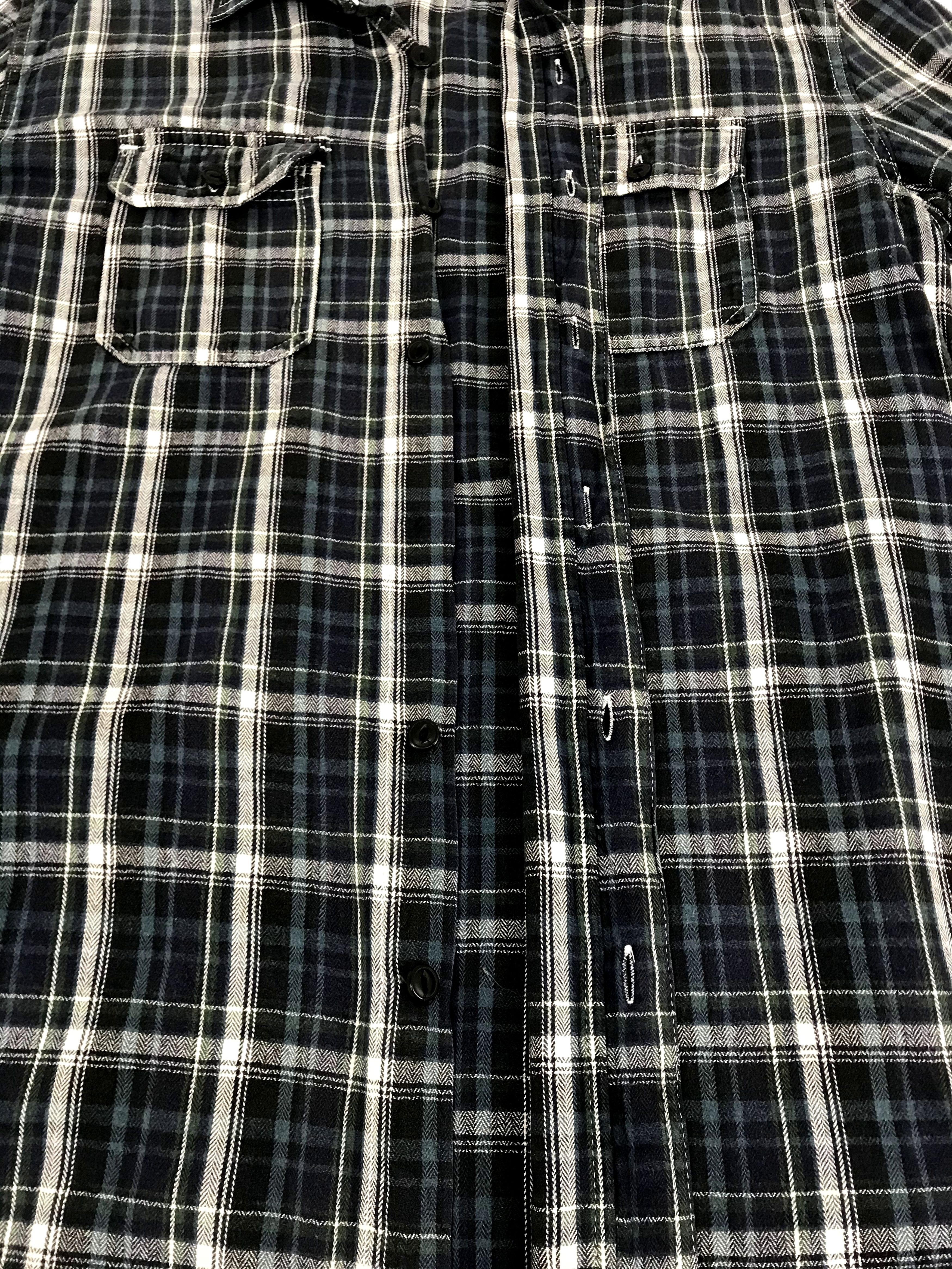 Dickies × Vintage Vintage Dickies Flannel Engineered Double Pockets Button Up Size US L / EU 52-54 / 3 - 3 Thumbnail