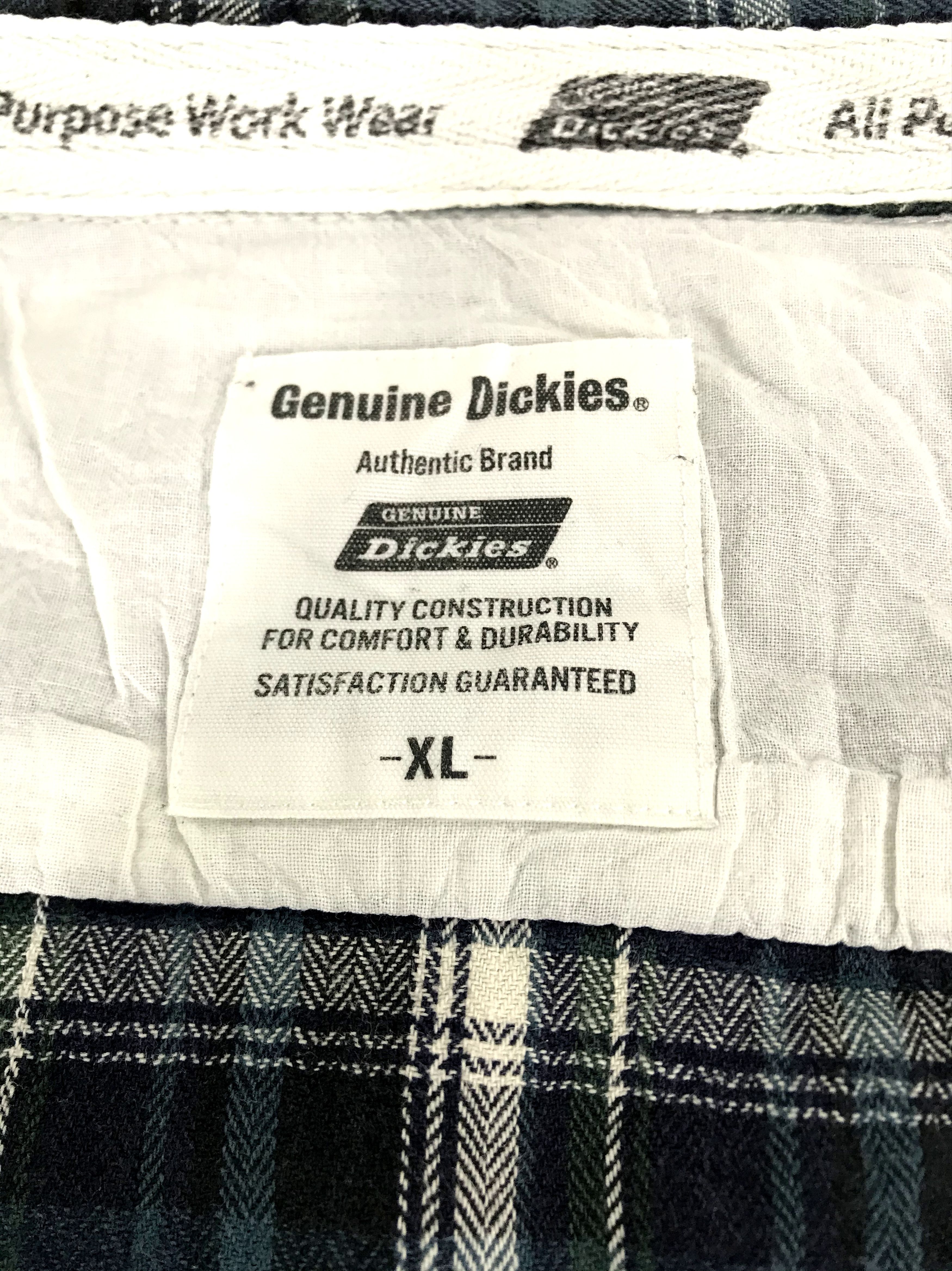 Dickies × Vintage Vintage Dickies Flannel Engineered Double Pockets Button Up Size US L / EU 52-54 / 3 - 7 Thumbnail