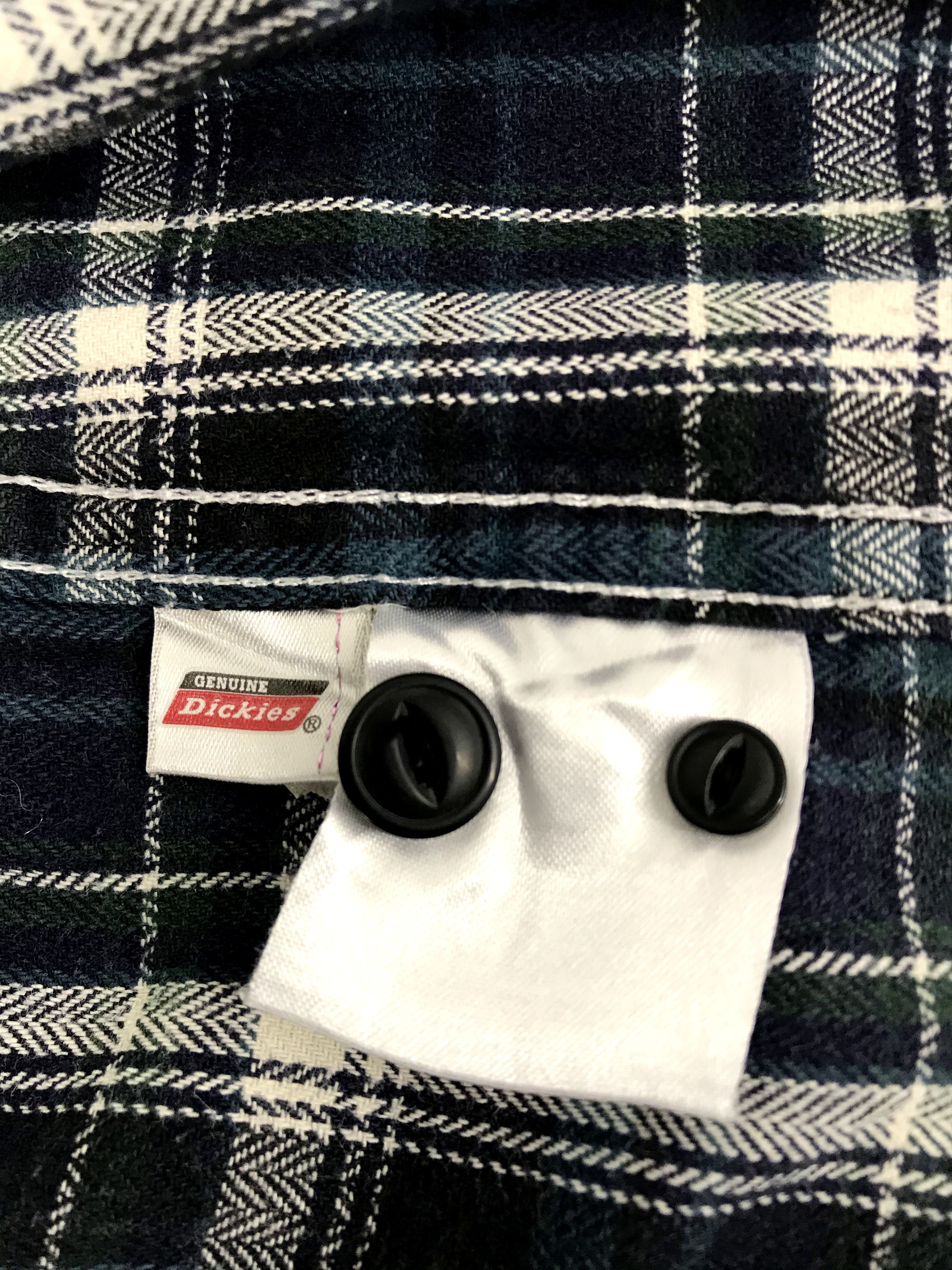 Dickies × Vintage Vintage Dickies Flannel Engineered Double Pockets Button Up Size US L / EU 52-54 / 3 - 9 Thumbnail