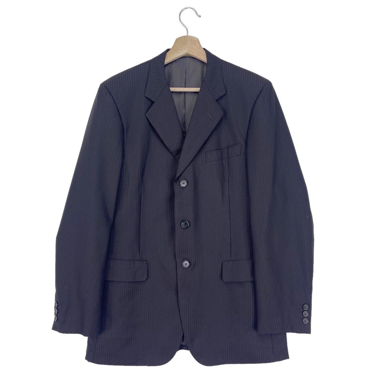 Yohji Design Studio Black Stripes Blazer Jacket