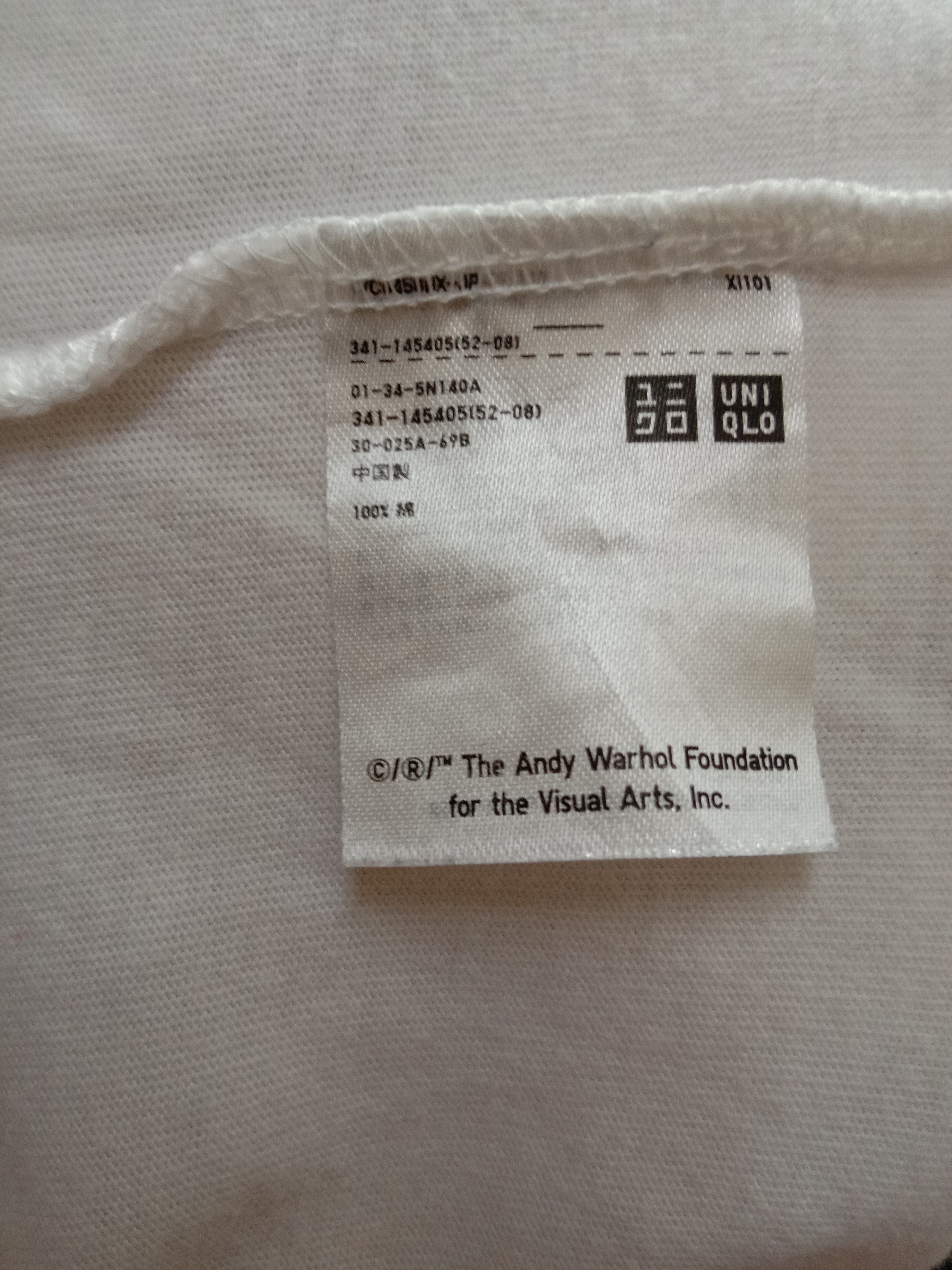 Andy Warhol Andy Warhol Anybody Can Do What I Do White Tee Size US M / EU 48-50 / 2 - 5 Thumbnail