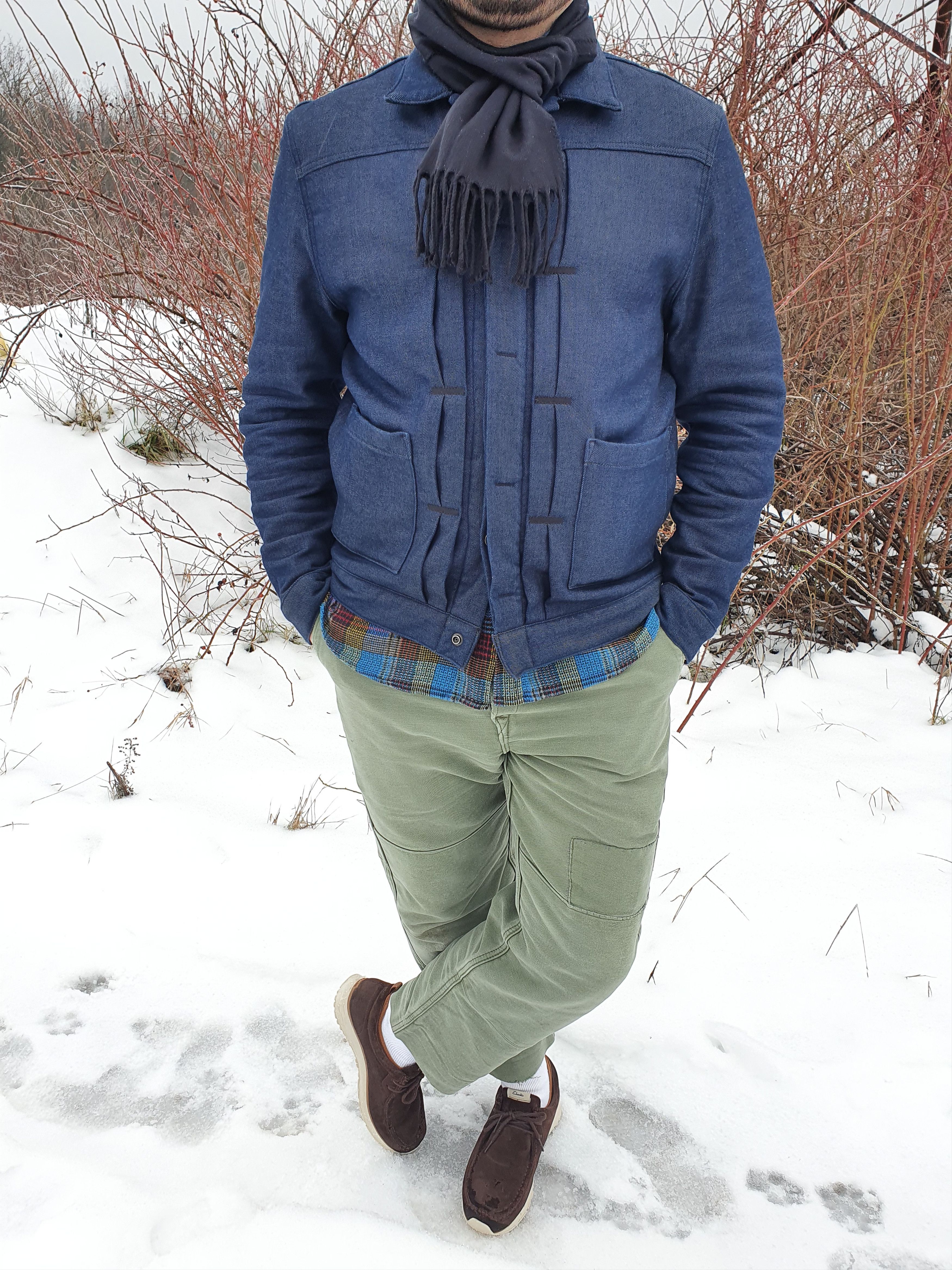 Levi's × Levi's Made & Crafted Rare LEVI'S Type 2 Insulated Raw Denim Jacket Size US L / EU 52-54 / 3 - 5 Thumbnail